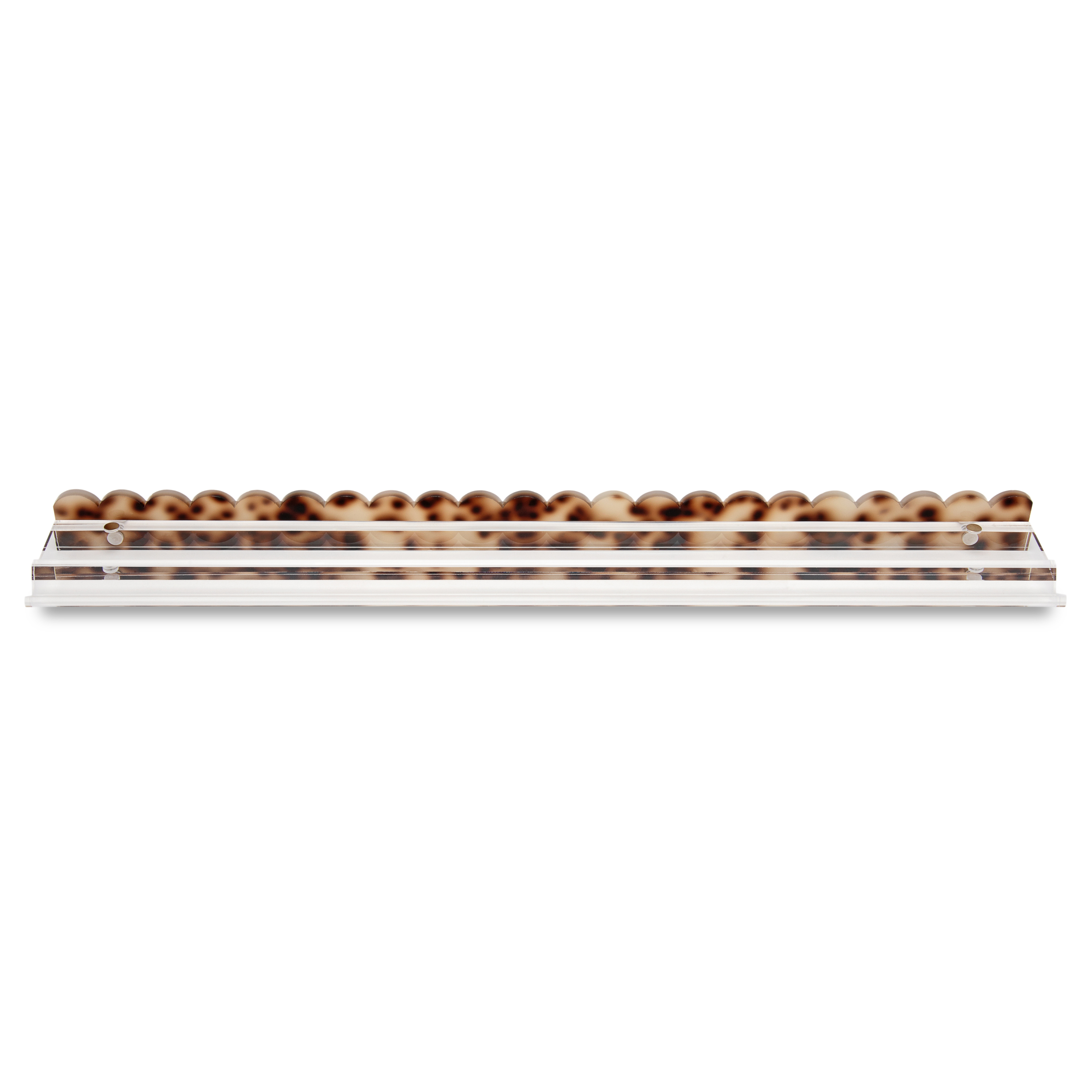 Tortoise Scalloped Acrylic Mahjong Pusher Add On (Set of 4)