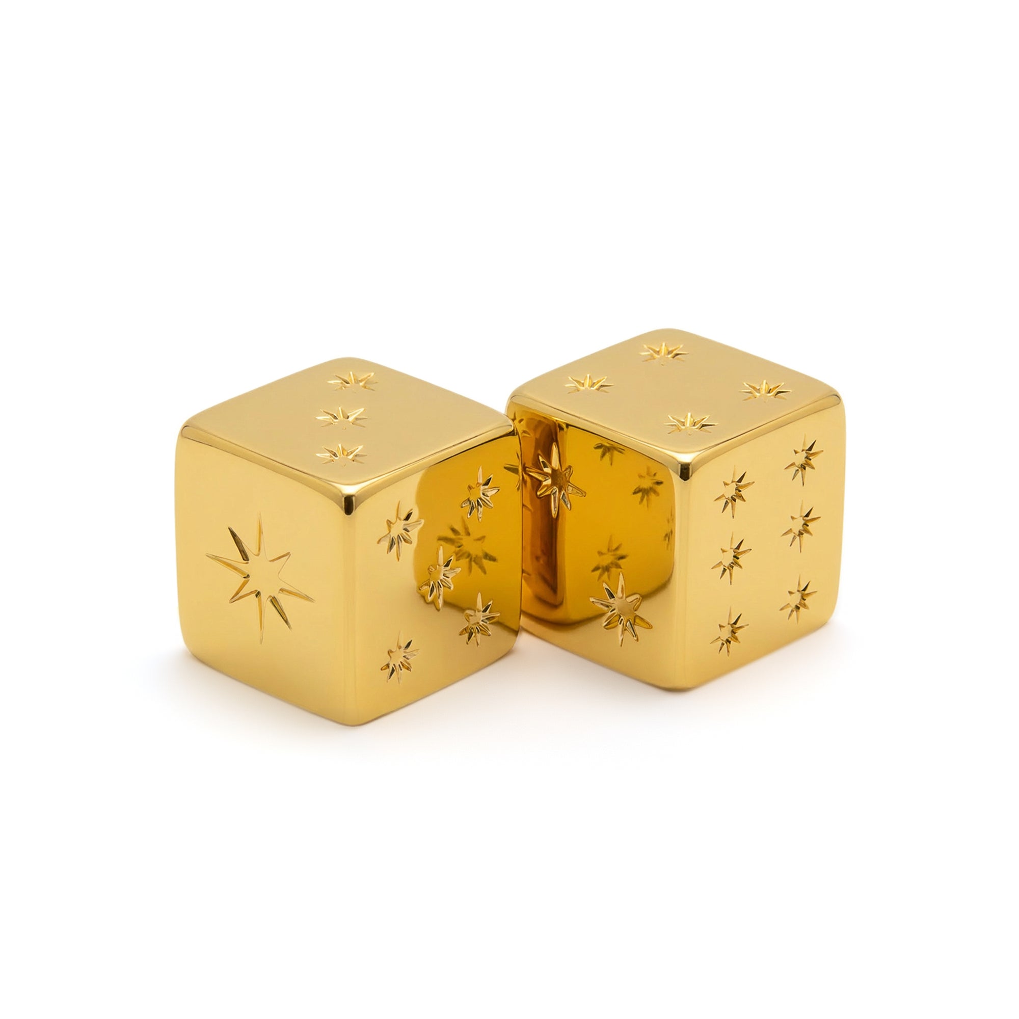 Haus Gold Mahjong Dice - Set of 2