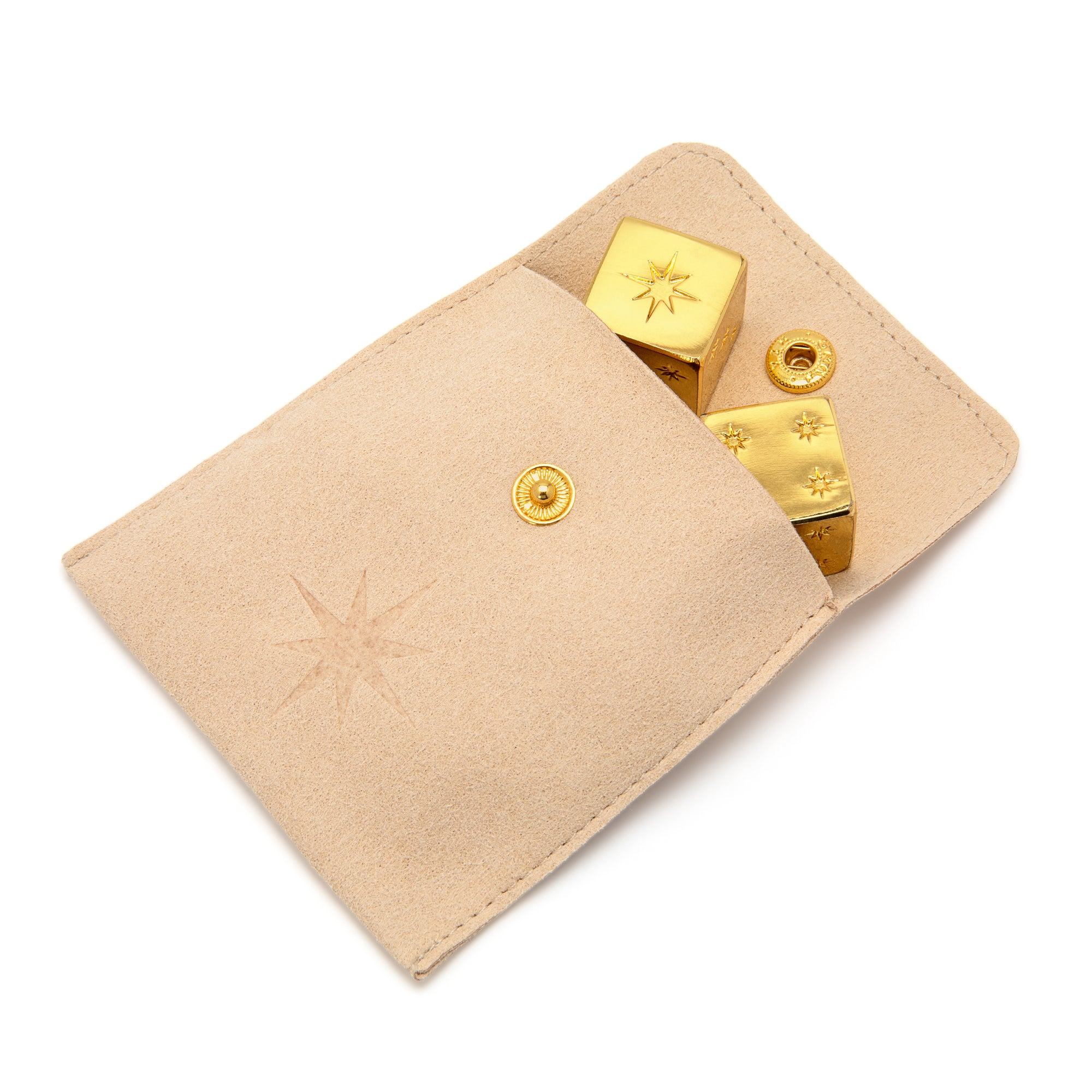 Haus Gold Mahjong Dice - Set of 2