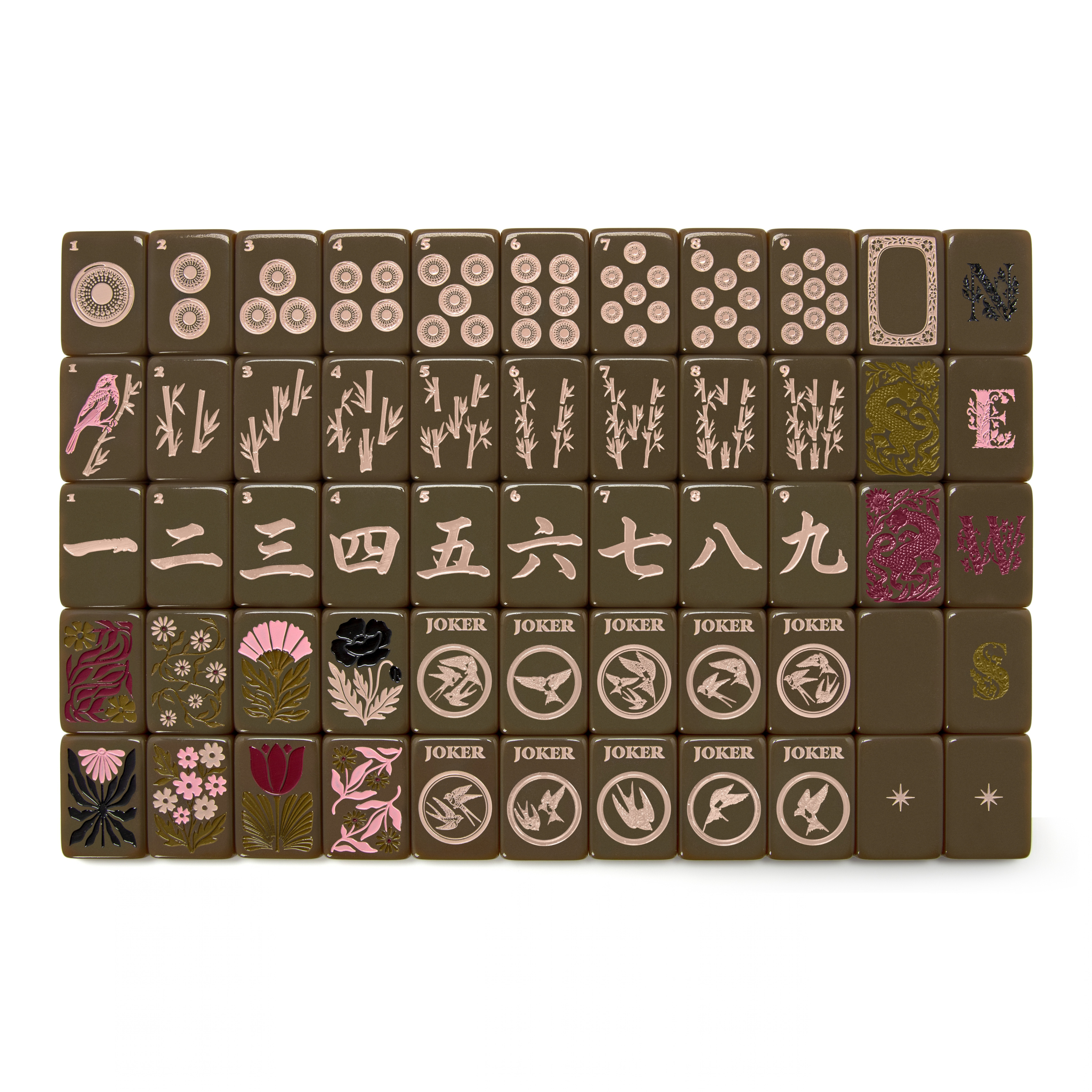 Haus No. 88 Mahjong Tile Set - Heritage Green