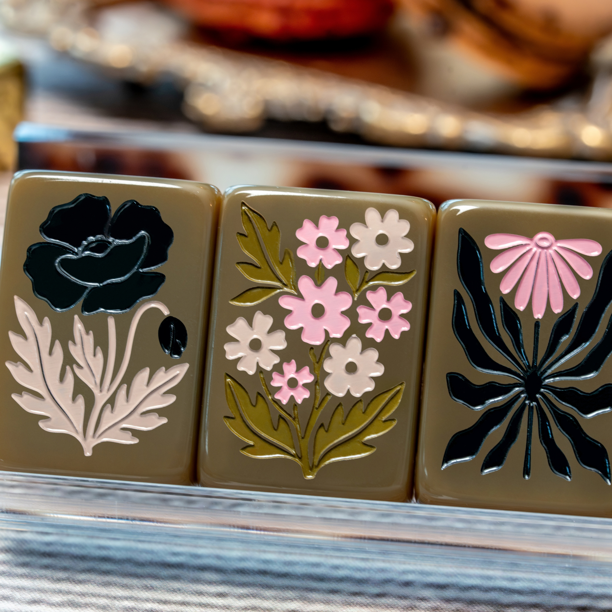 Haus No. 88 Mahjong Tile Set - Heritage Green