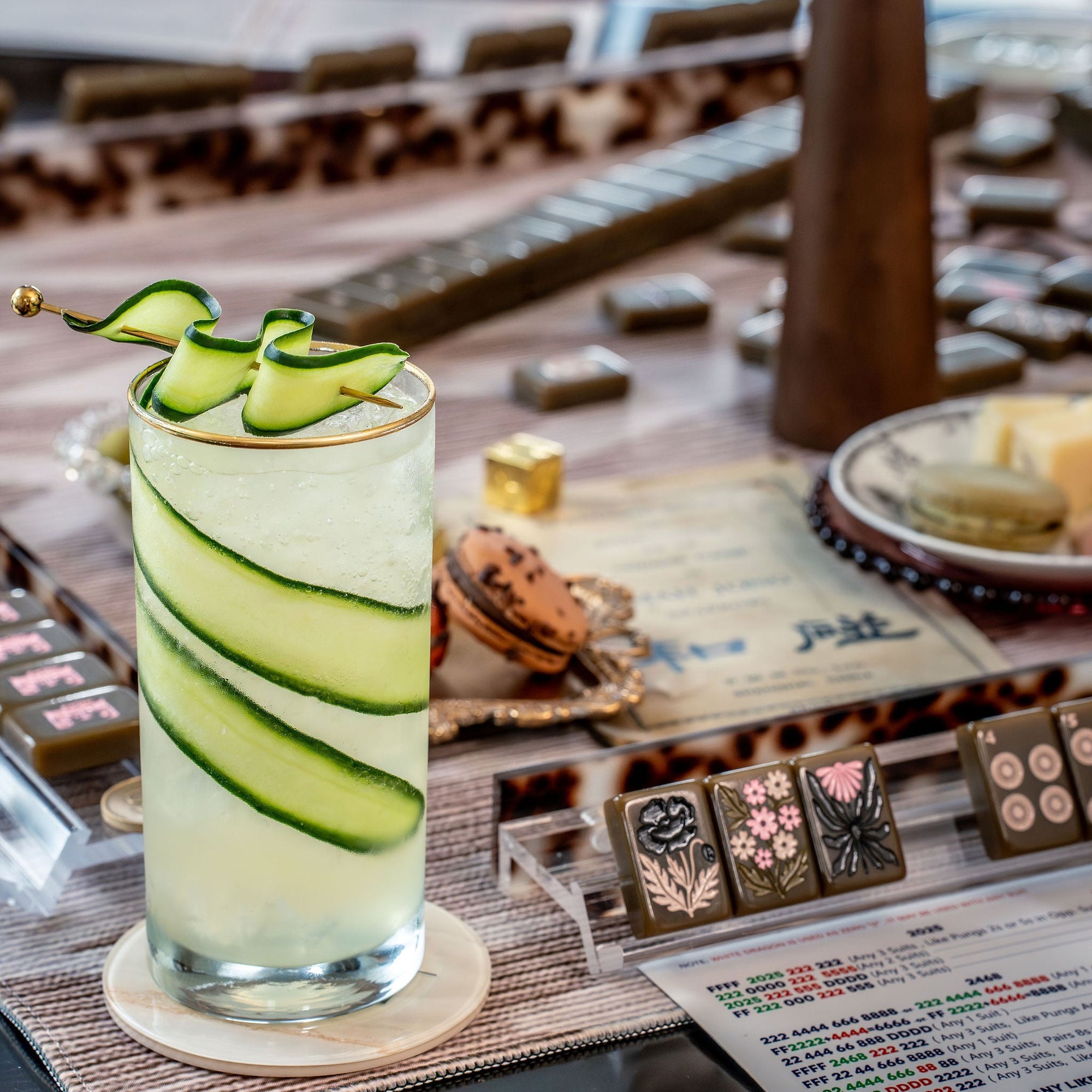 Haus No. 88 Mahjong Tile Set - Heritage Green