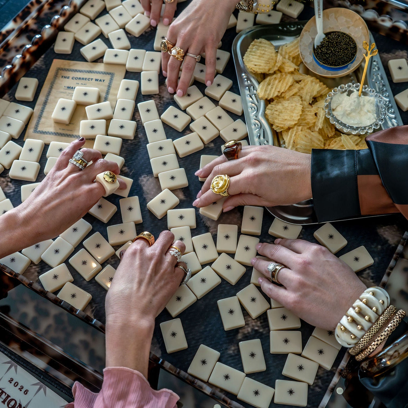 Haus No. 88 Mahjong Tile Set - Stone & Ink