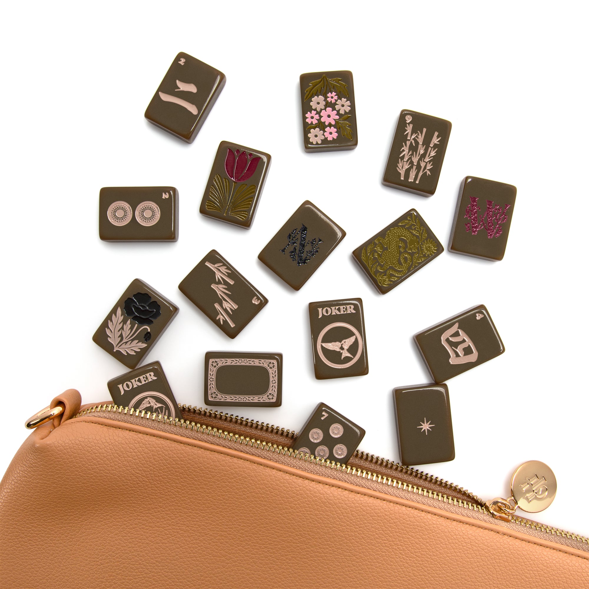 Haus No. 88 Mahjong Tile Set - Heritage Green