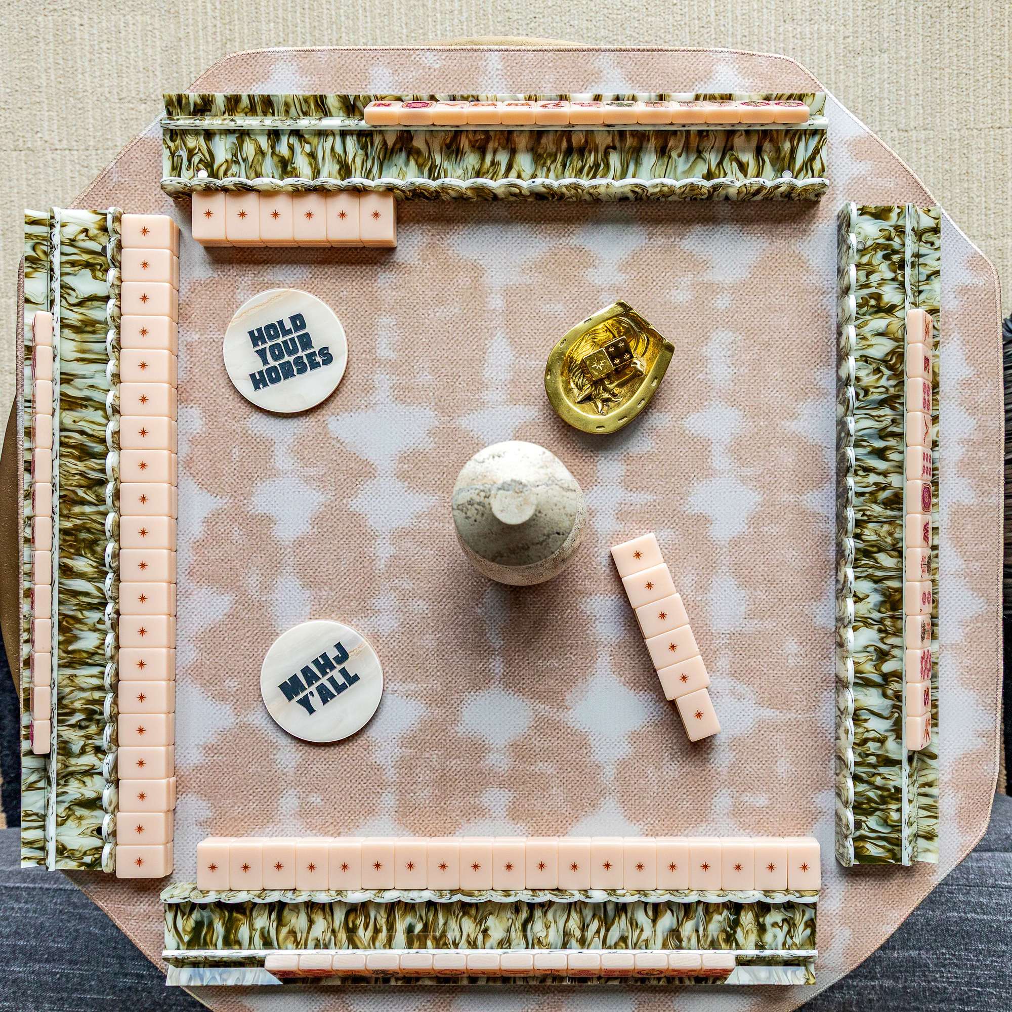 Dapplefield Mahjong Mat – Octagon | Patent Pending