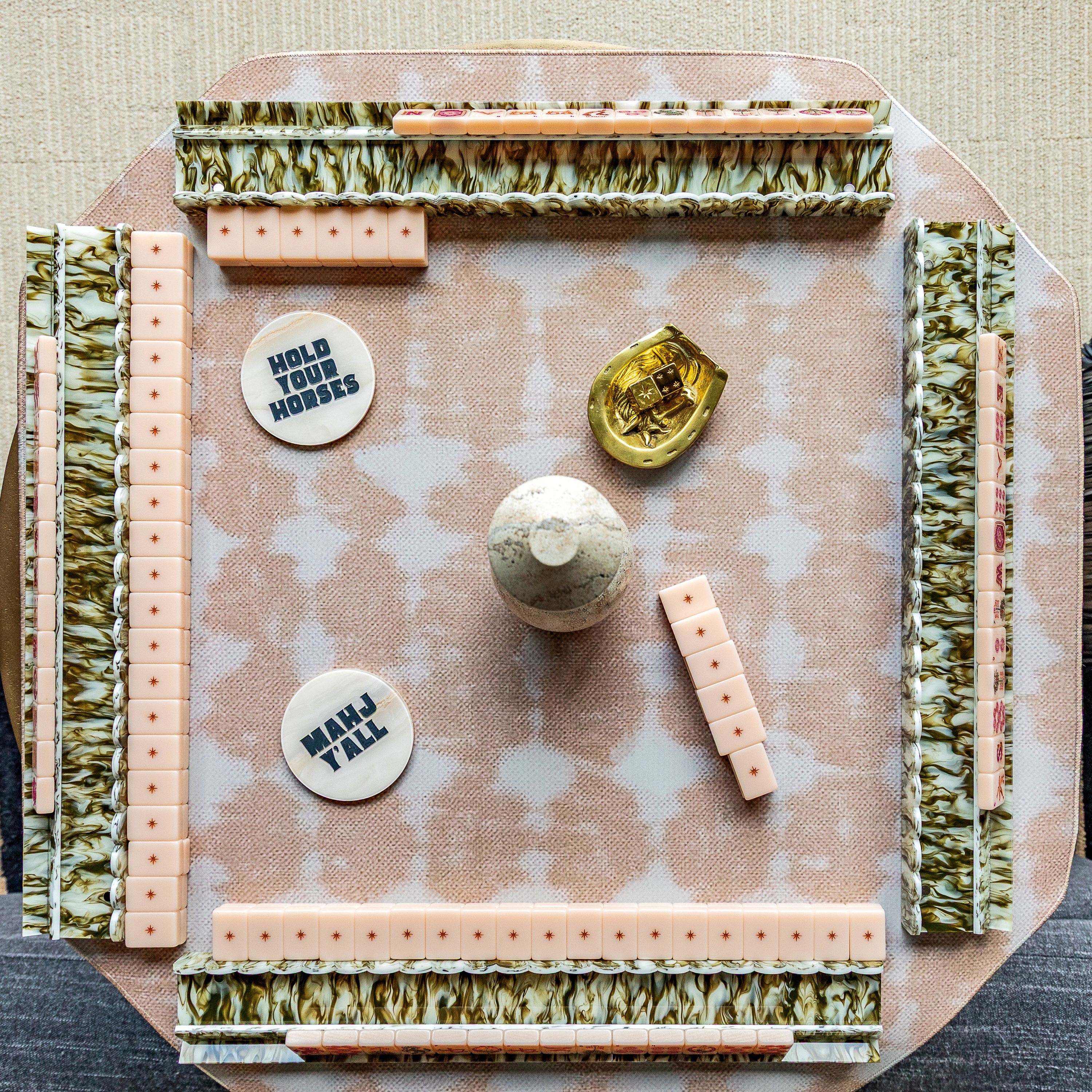 Dapplefield Mahjong Mat – Octagon | Patent Pending