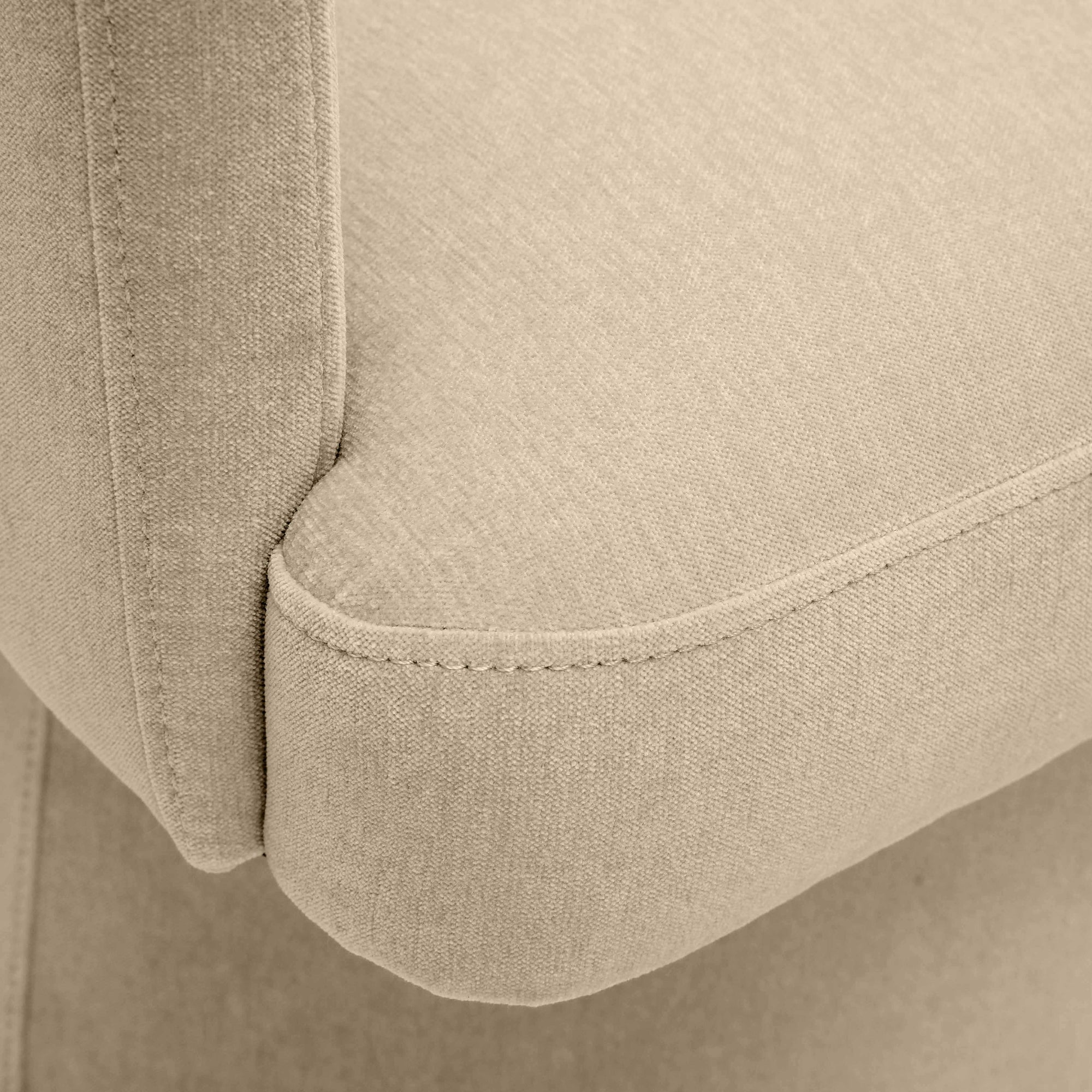 Kristen Taupe Chenille Rolling Mahjong Chair