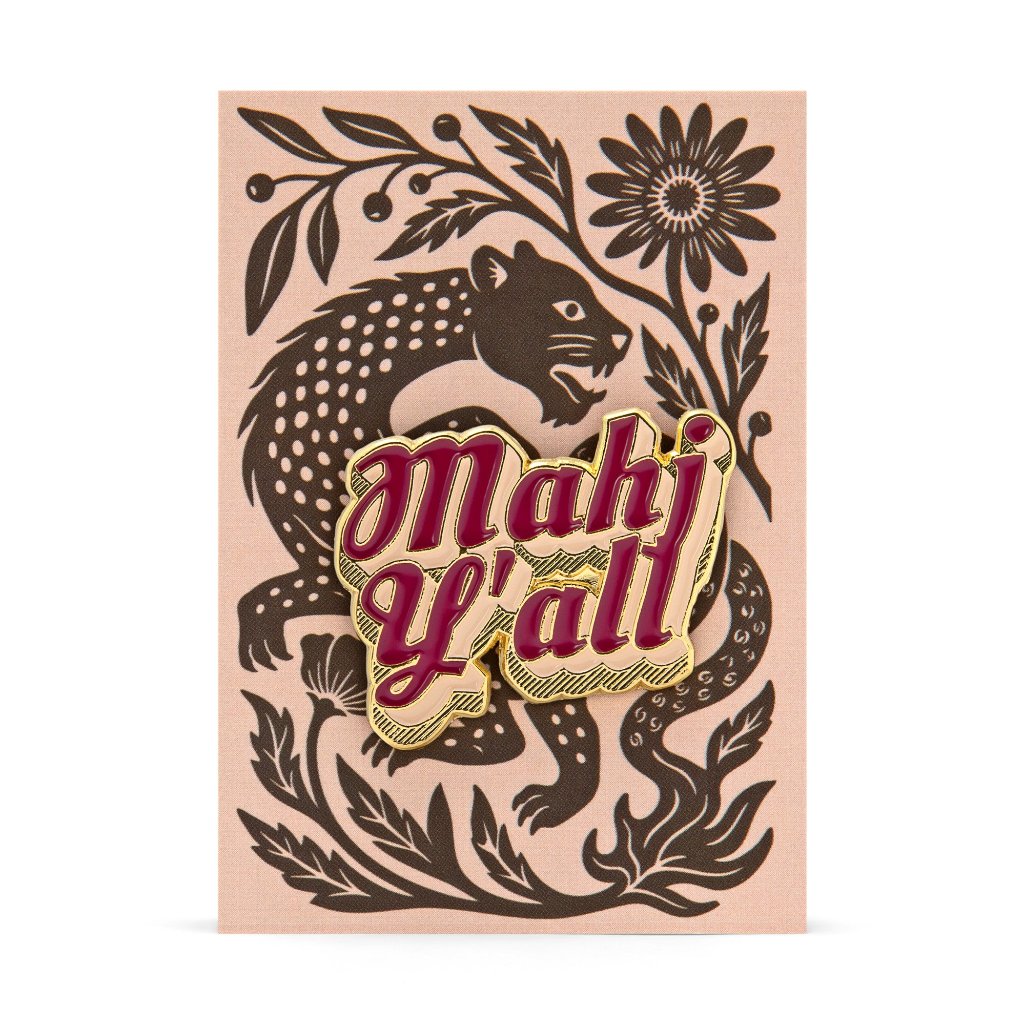 Mahj Y'all Enamel Pin
