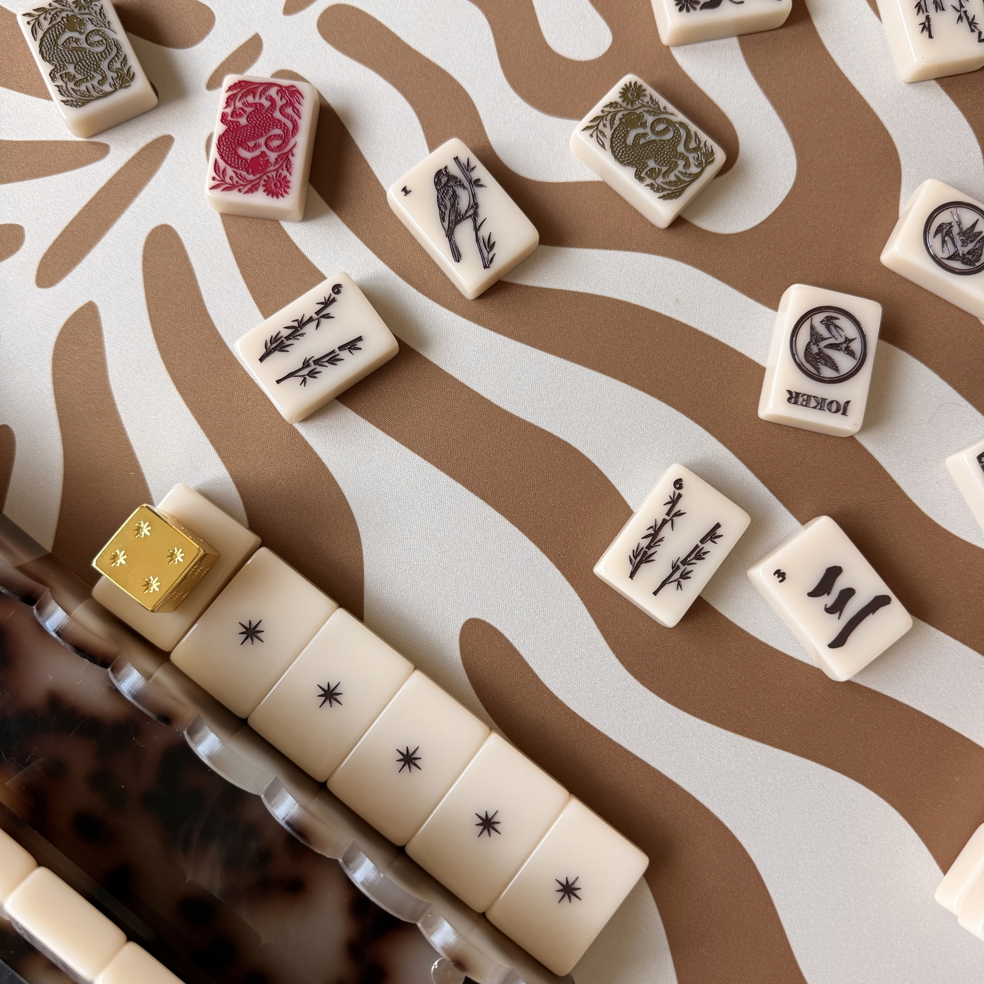 Savana Mahjong Mat - Octagon | Patent Pending