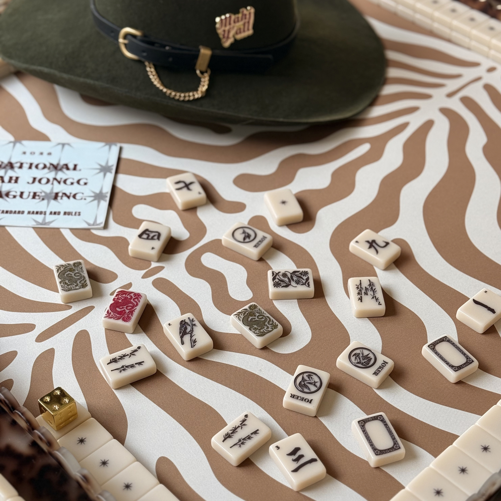 Savana Mahjong Mat - Octagon | Patent Pending