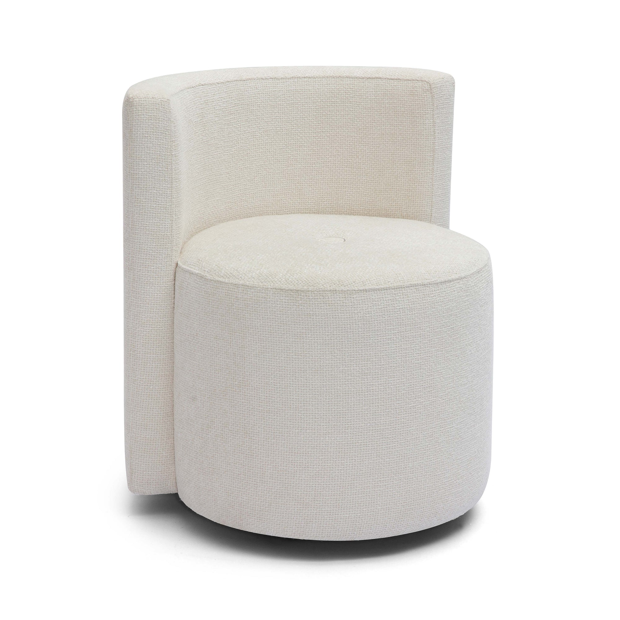 Alyssa Cream Performance Chenille Rolling Chair