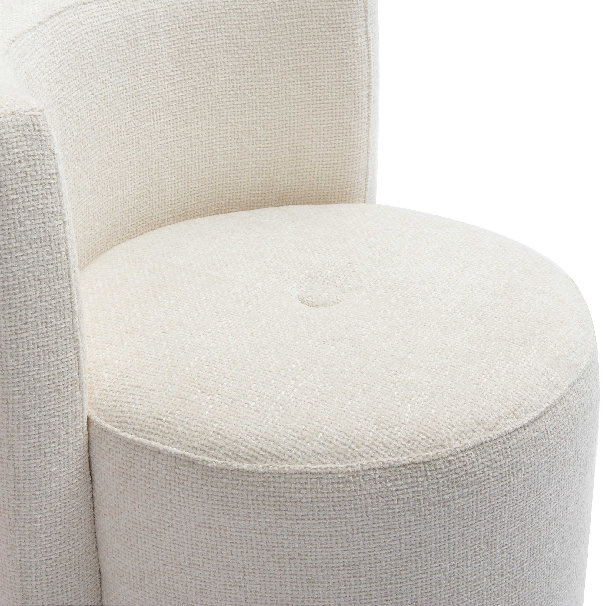 Alyssa Cream Performance Chenille Rolling Chair