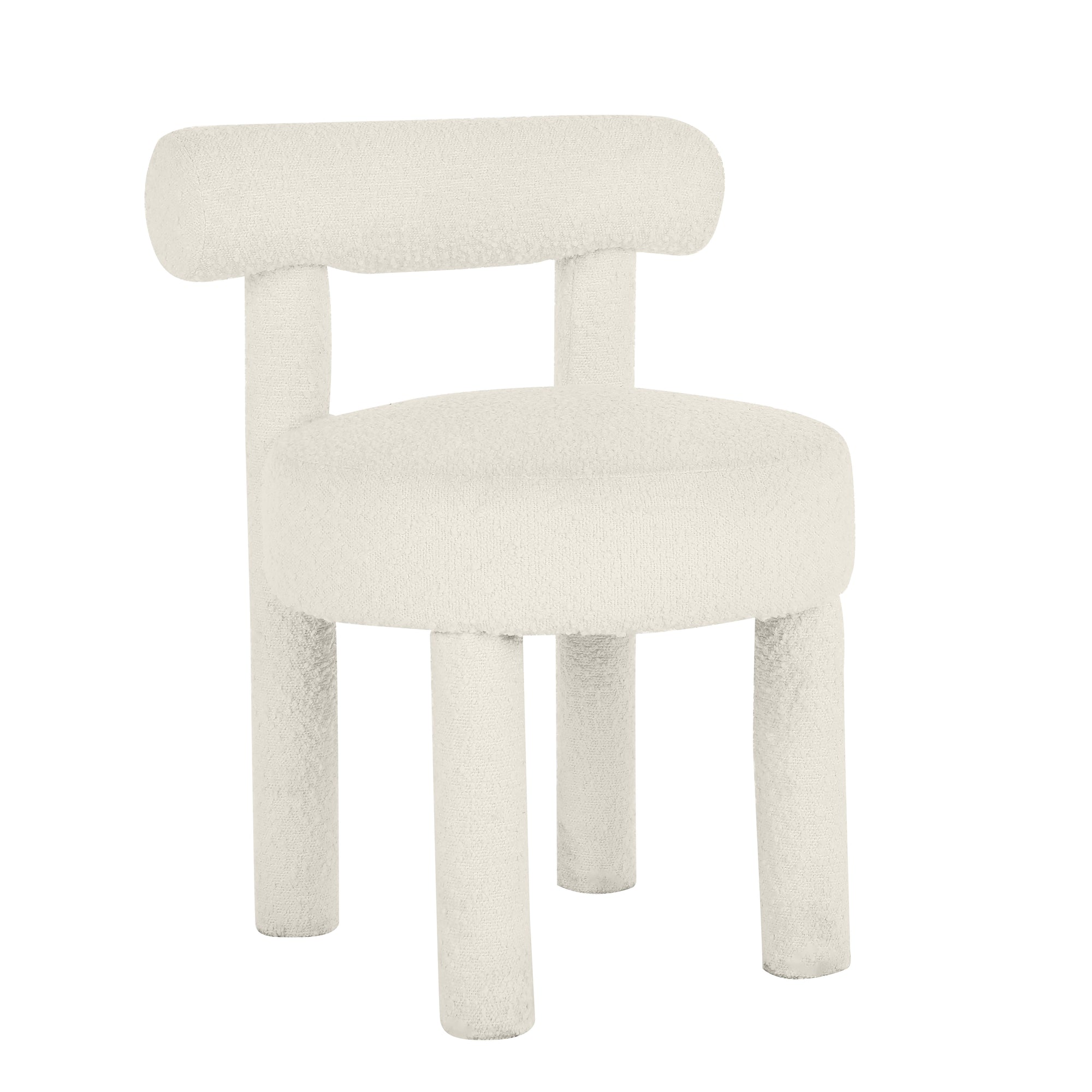 Carmel Ivory Performance Velvet Dining Chair