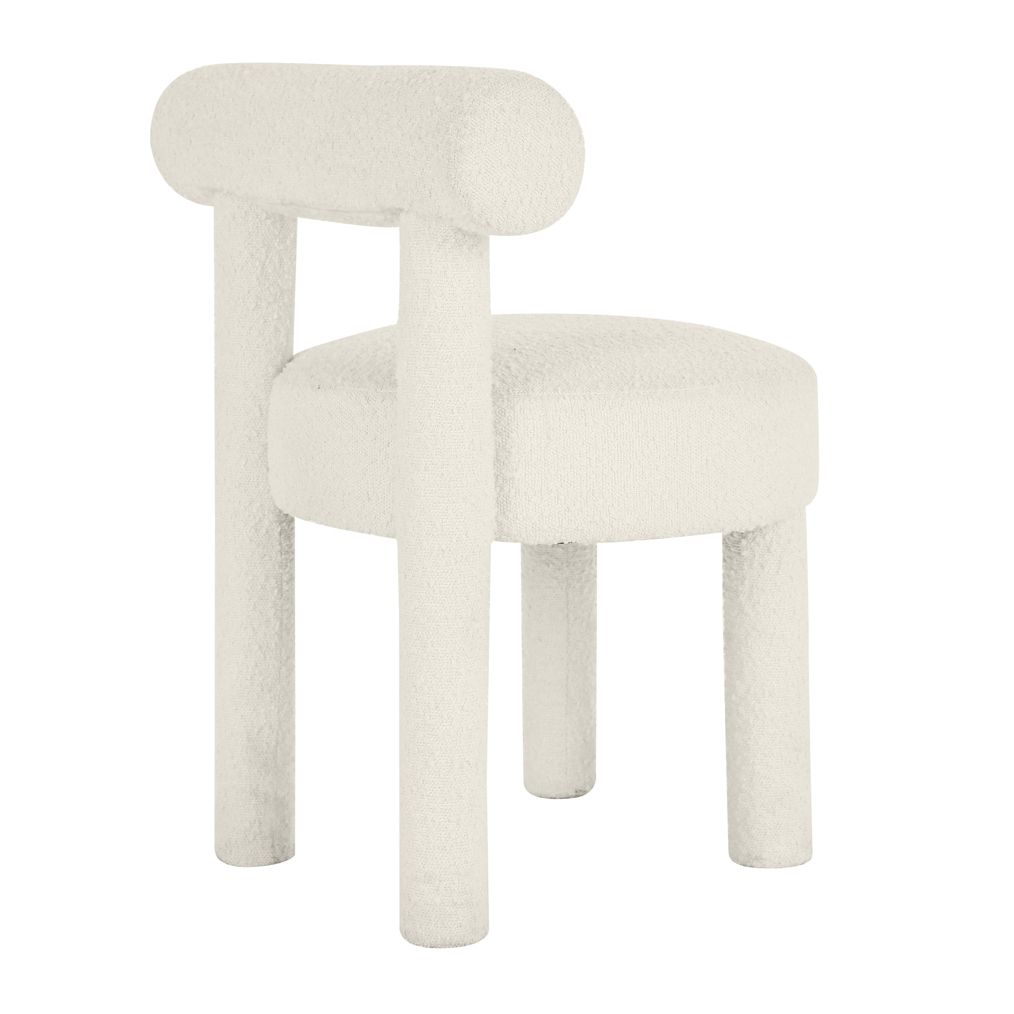 Carmel Ivory Performance Velvet Dining Chair