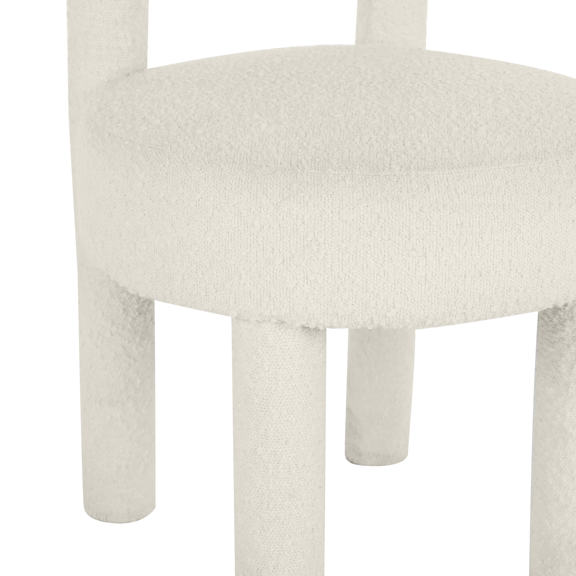 Carmel Ivory Performance Velvet Dining Chair