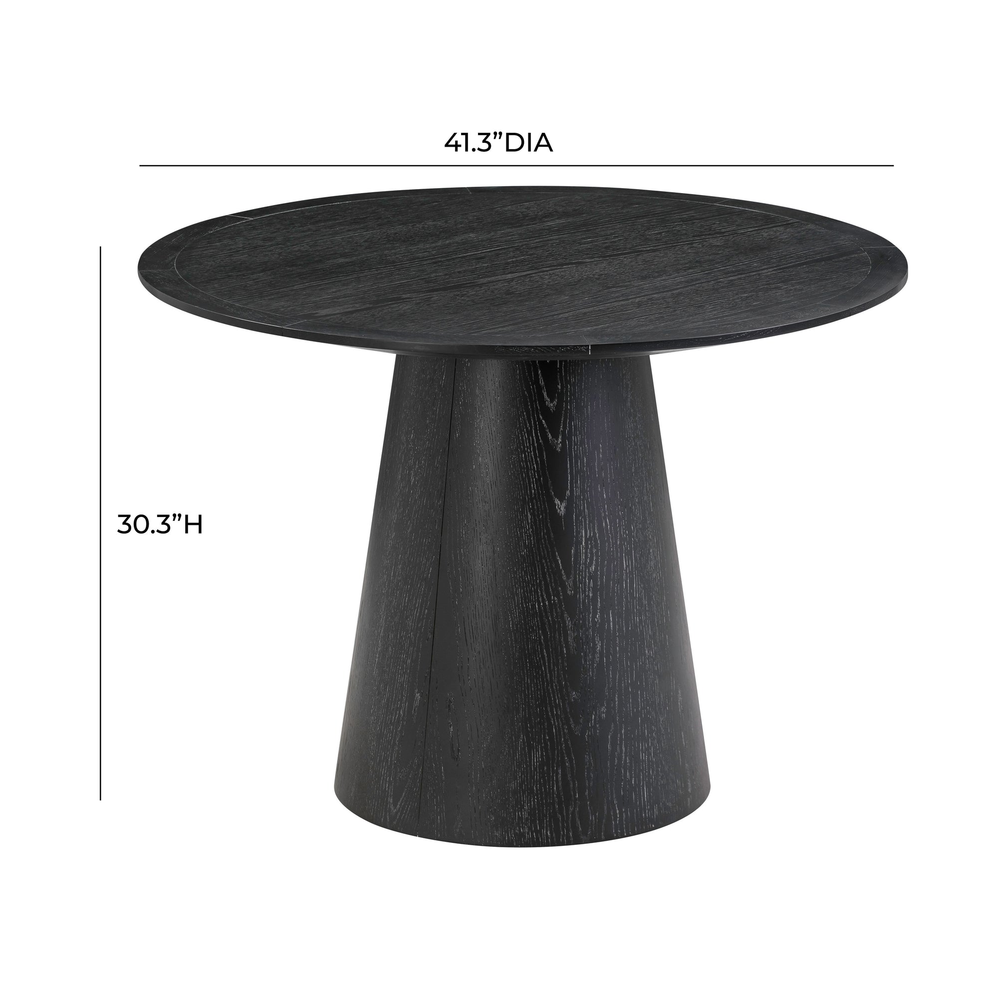 Sahara 41" Round Oak Dining Table