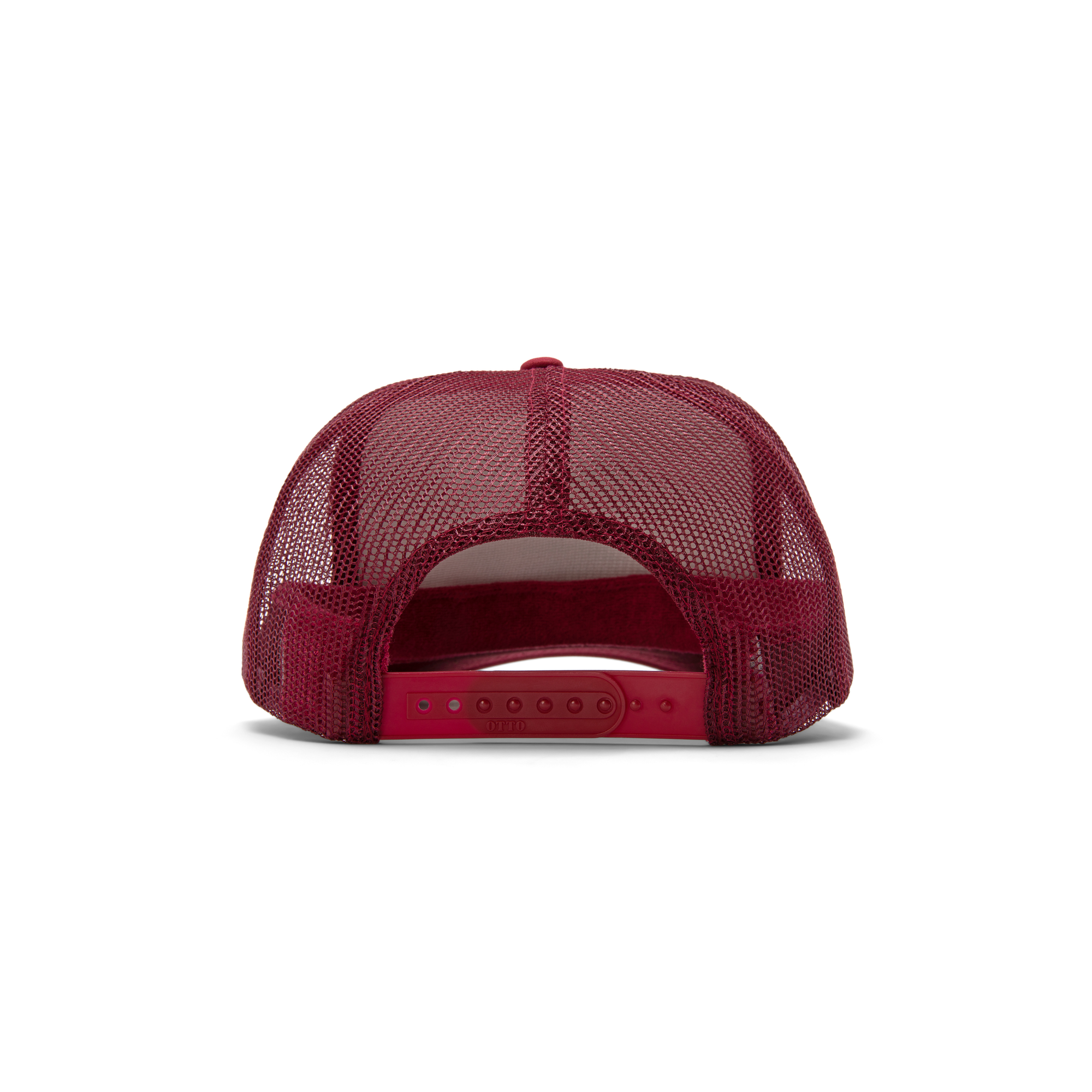 Haus of Tiles Mahjong Trucker Hat - Burgundy + Pink
