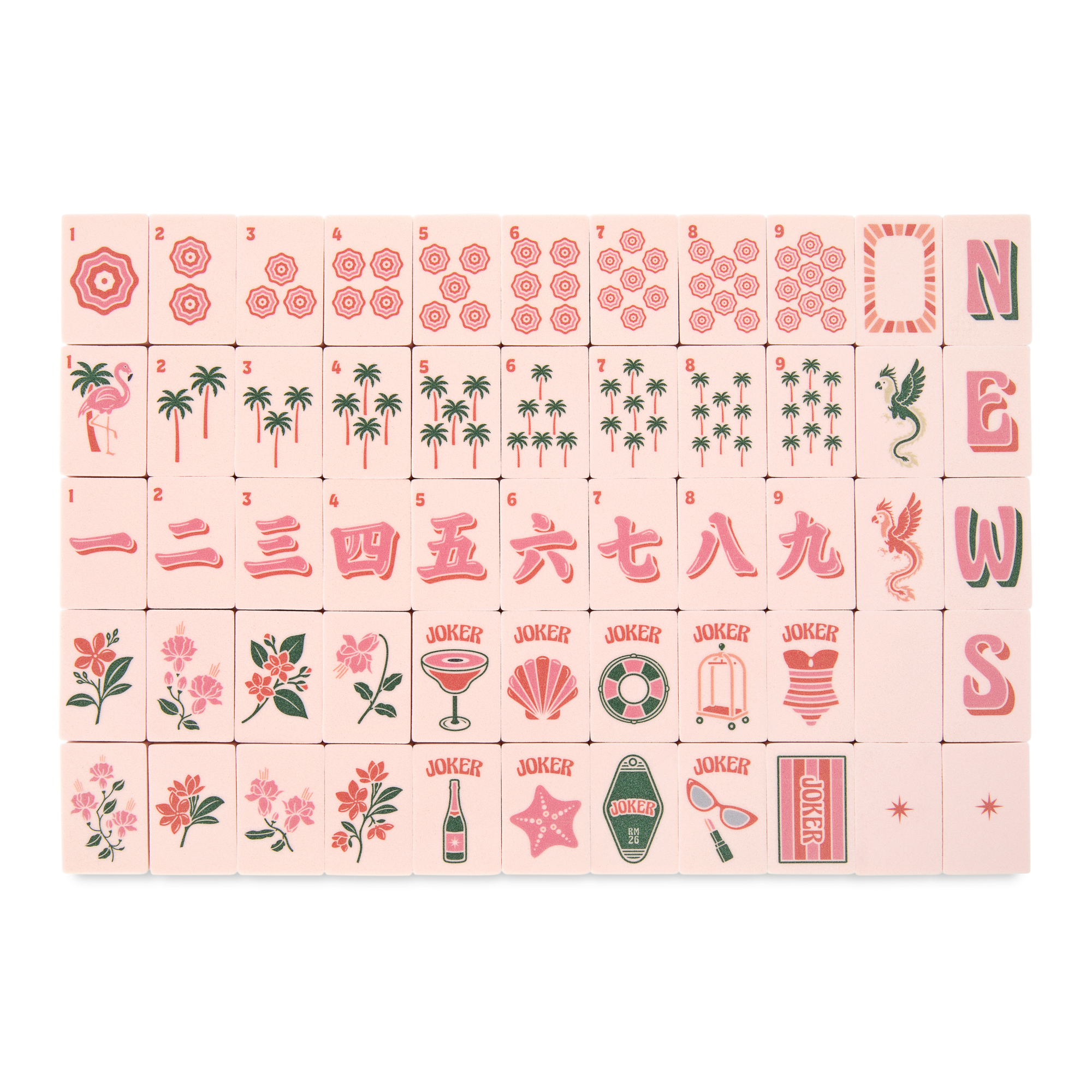 Beach Haus Floating Mahjong Tiles and Mat Bundle | PRE-ORDER
