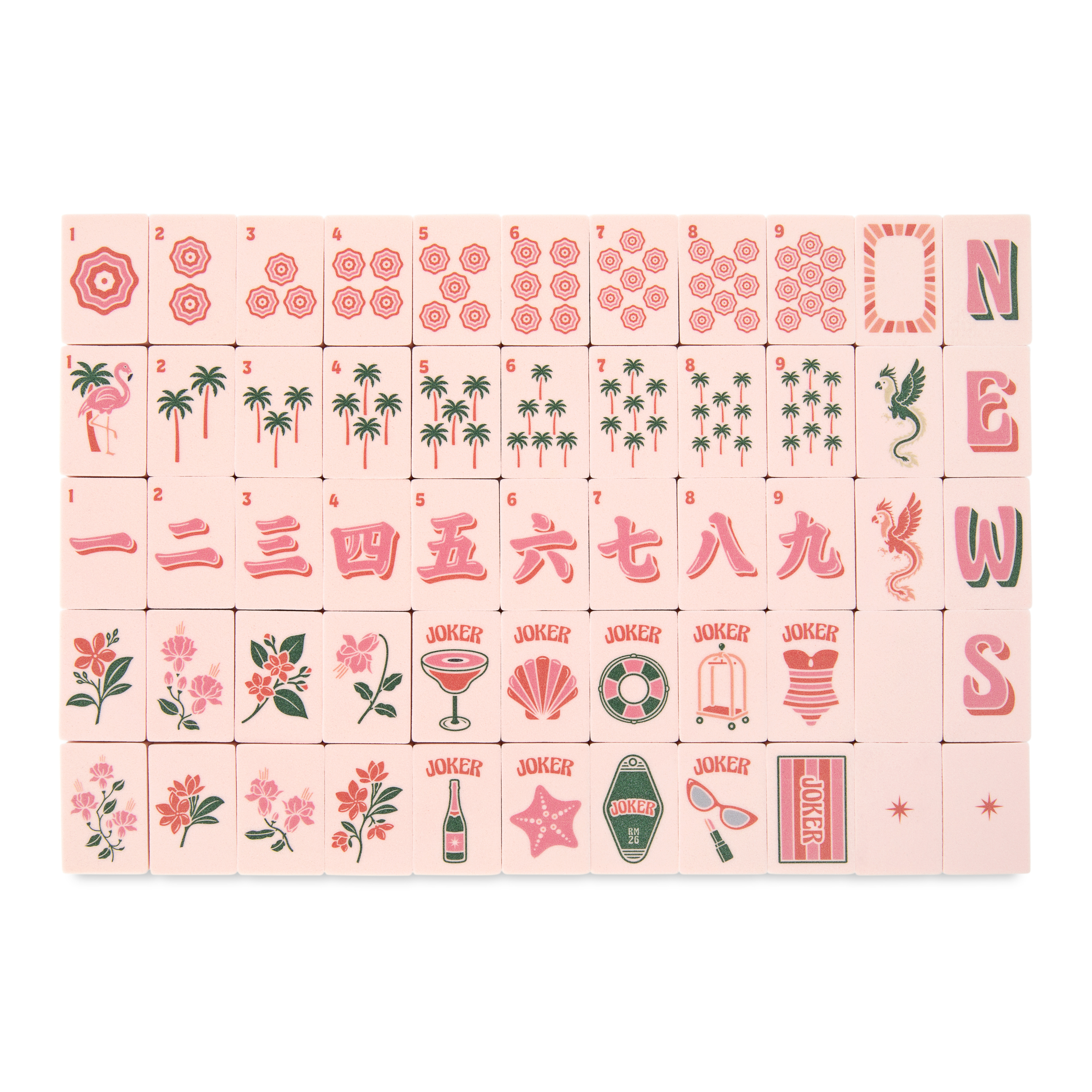 Beach Haus Floating Mahjong Tiles and Mat Bundle | PRE-ORDER