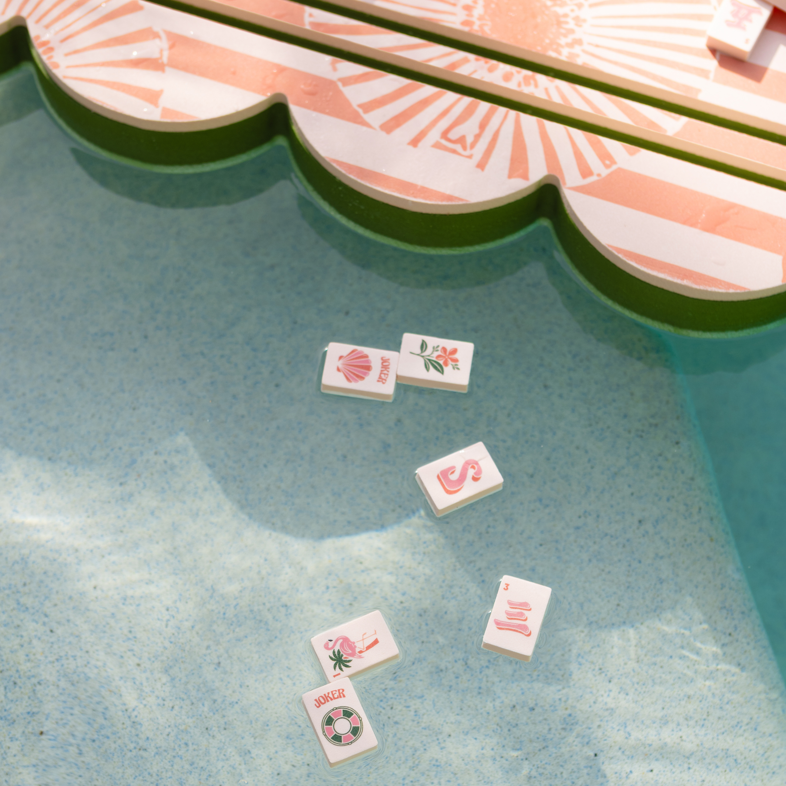 Beach Haus Floating Mahjong Tiles and Mat Bundle | PRE-ORDER