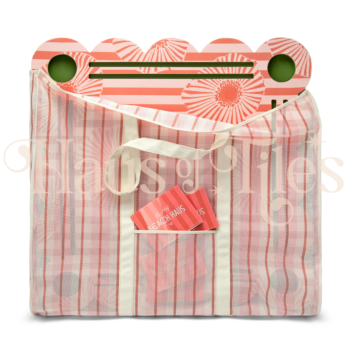 Beach Haus Floating Mahjong Tiles and Mat Bundle