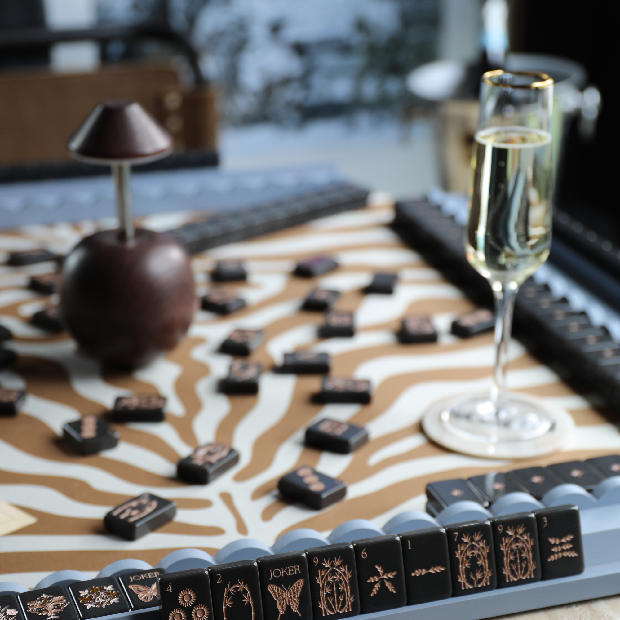 Savana Mahjong Mat - Octagon | Patent Pending