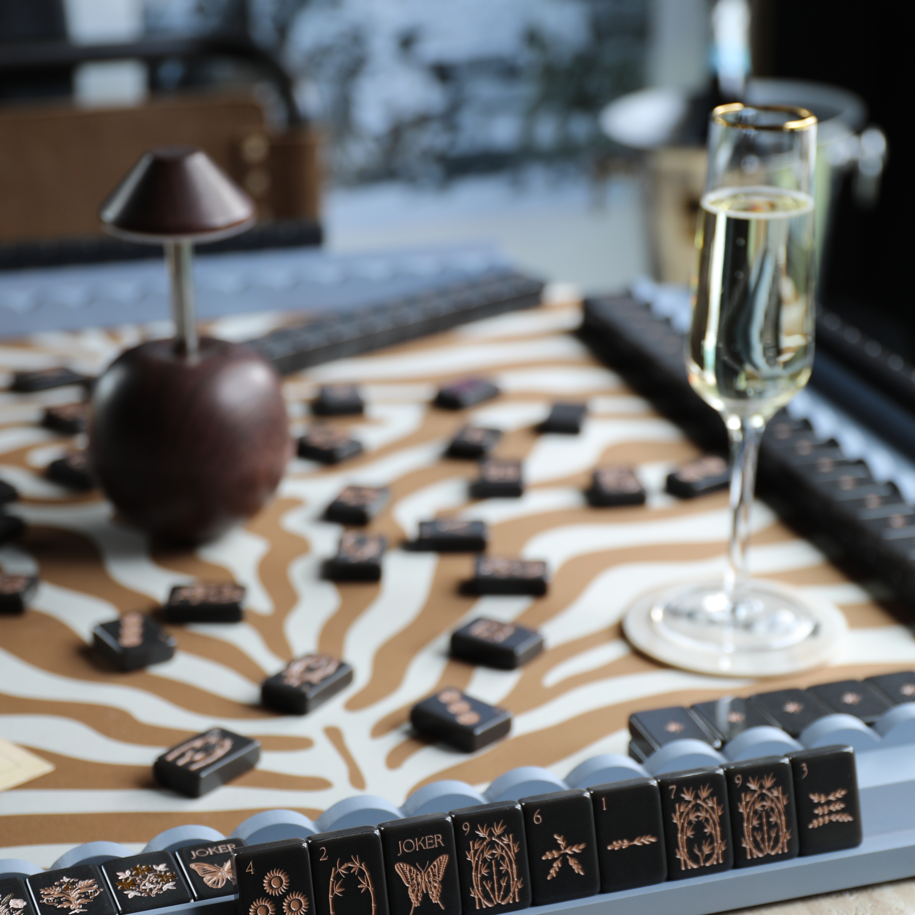 Savana Mahjong Mat - Octagon | Patent Pending