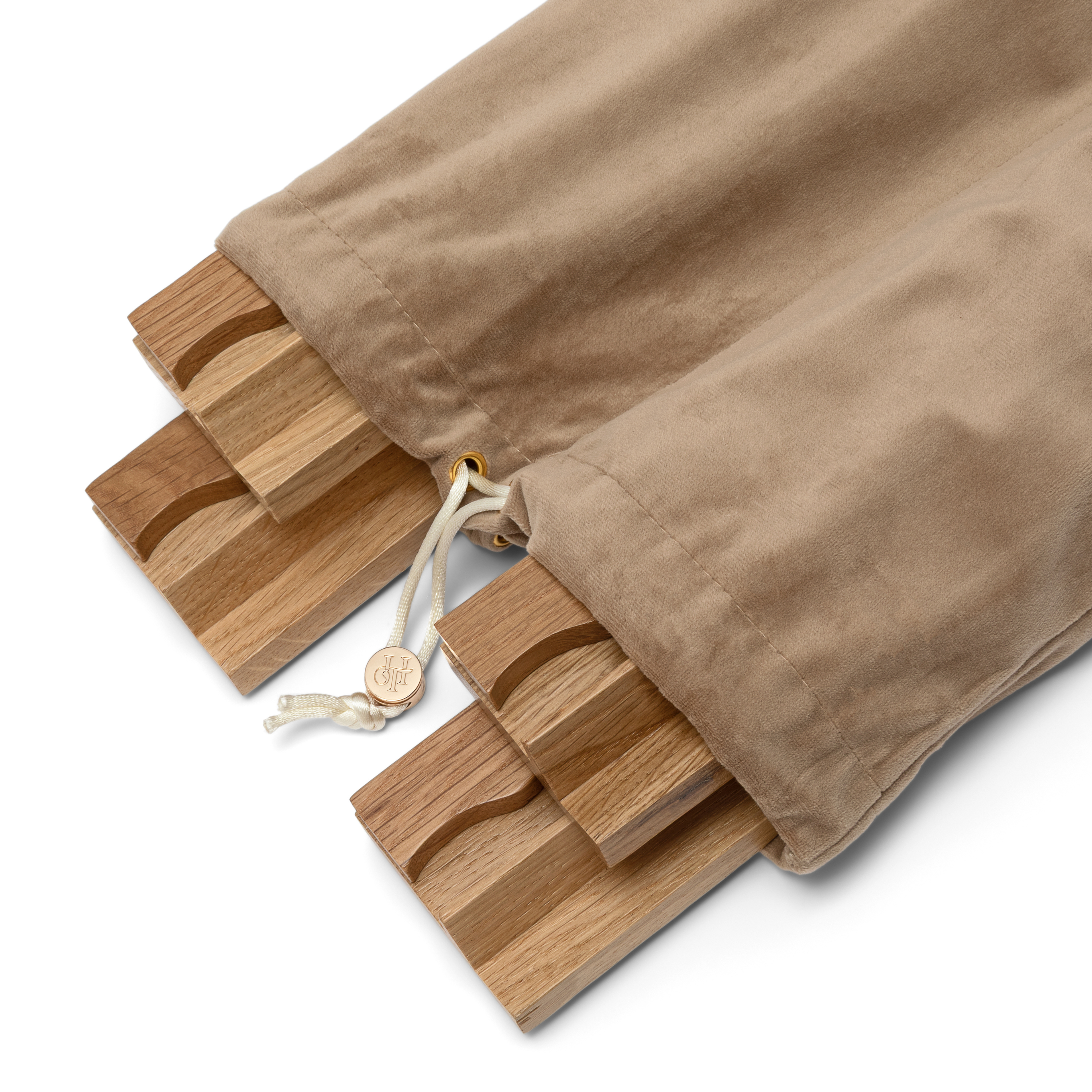 White Oak Cloudline Mahjong Rack Set