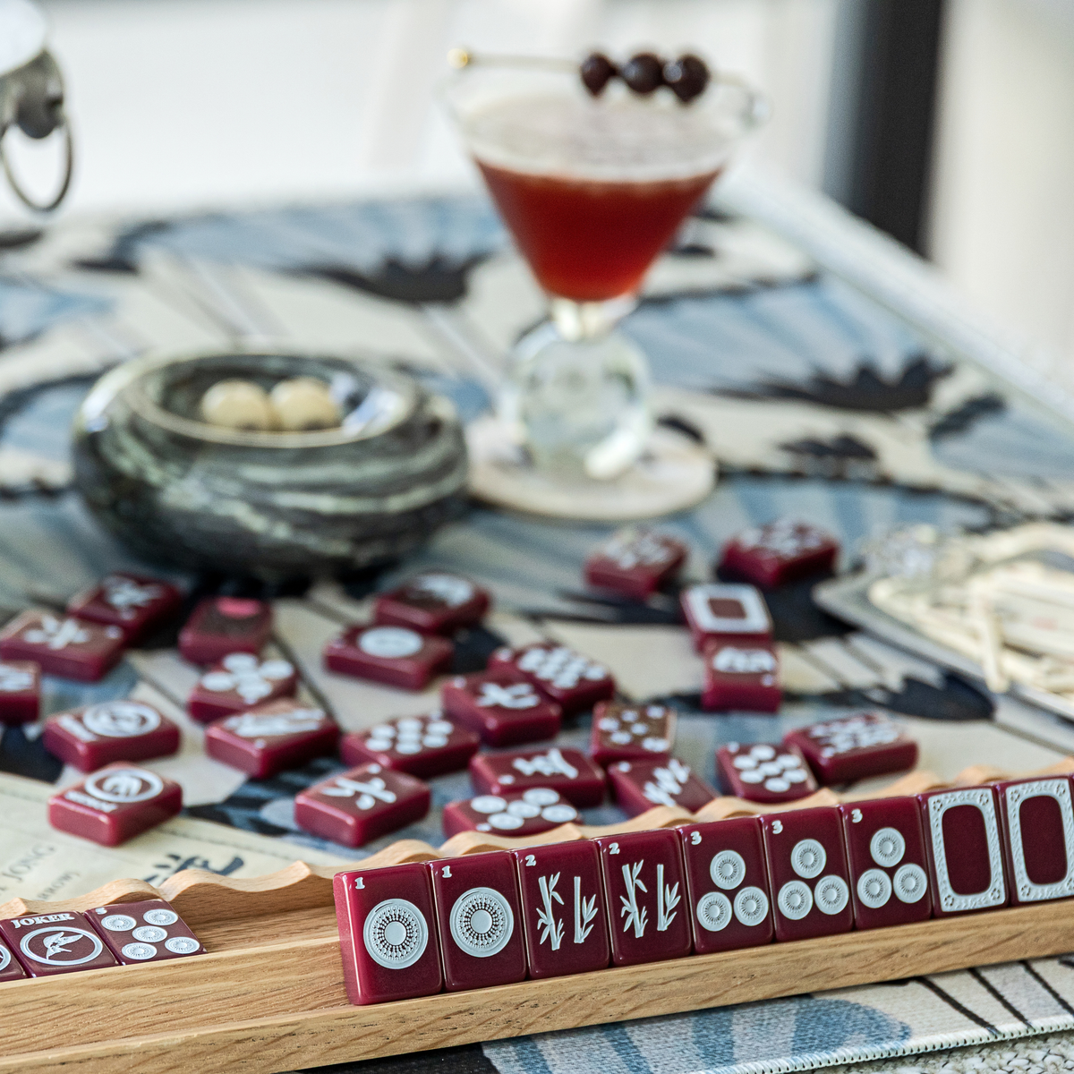 Colette Mahjong Mat - Octagon | Patent Pending