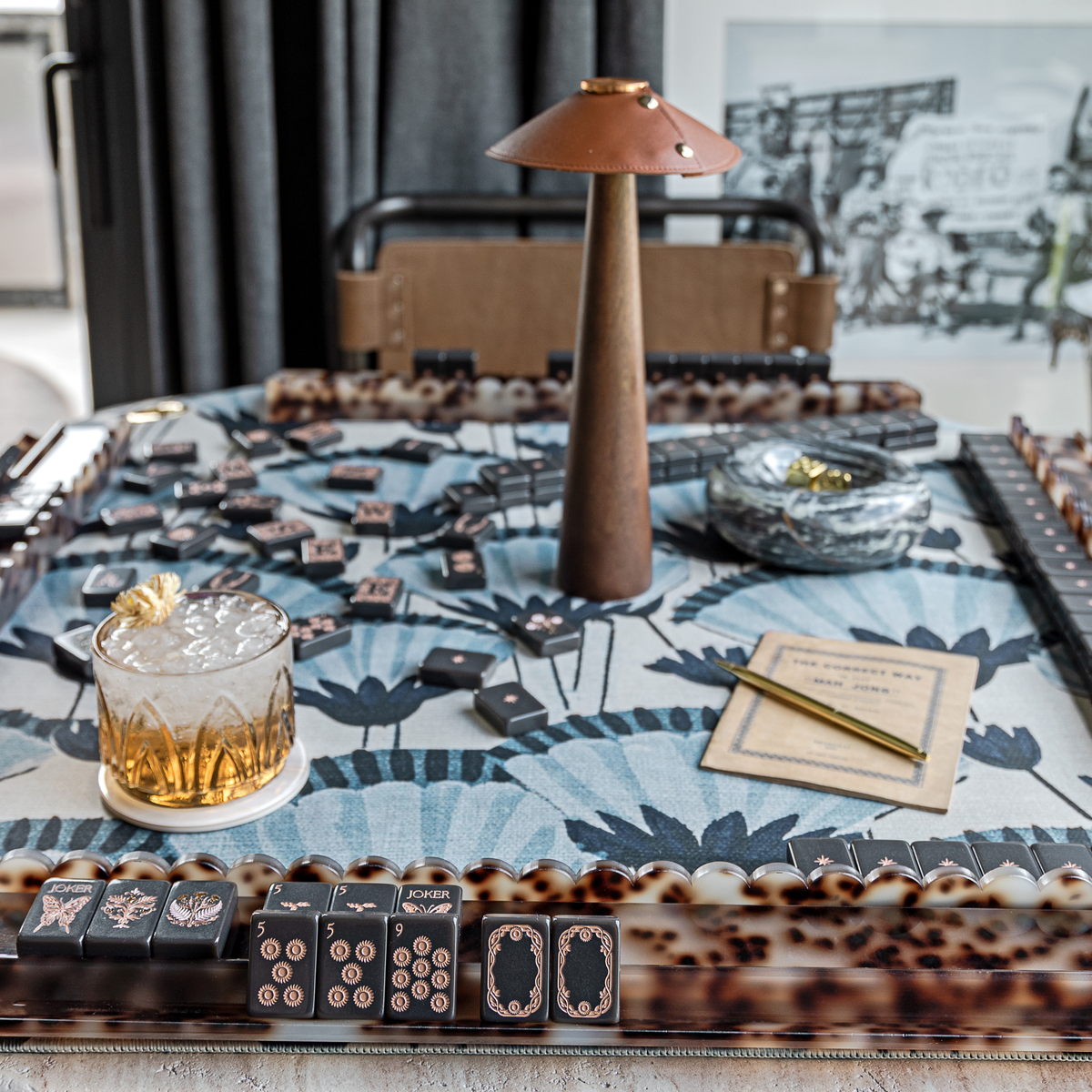 Colette Mahjong Mat - Octagon | Patent Pending