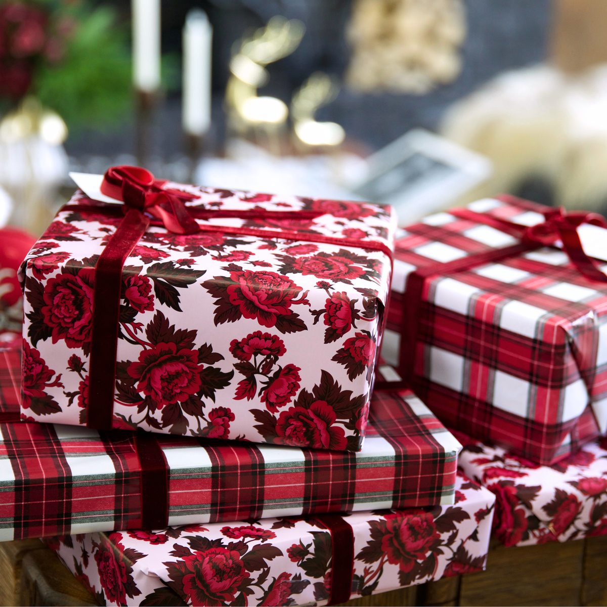 Garnet Garden Wrapping Paper | COMING SOON