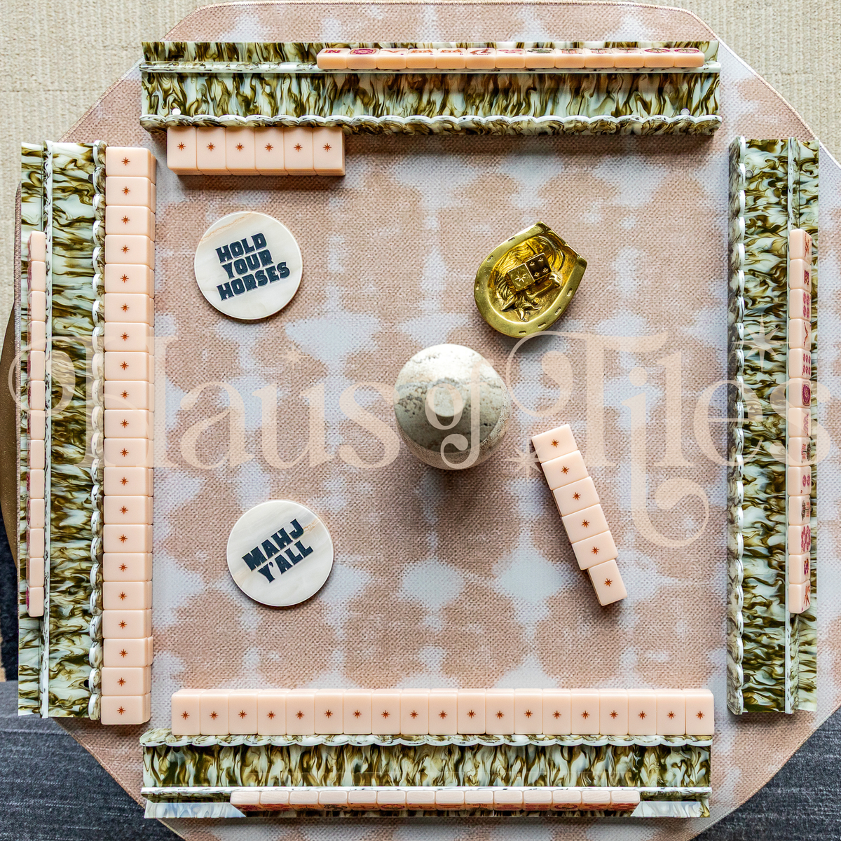 Dapplefield Mahjong Mat – Octagon | Patent Pending