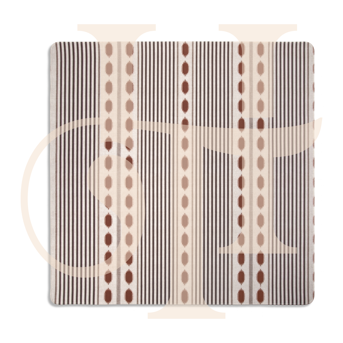 Ember Stripe Mahjong Mat | No Grommet