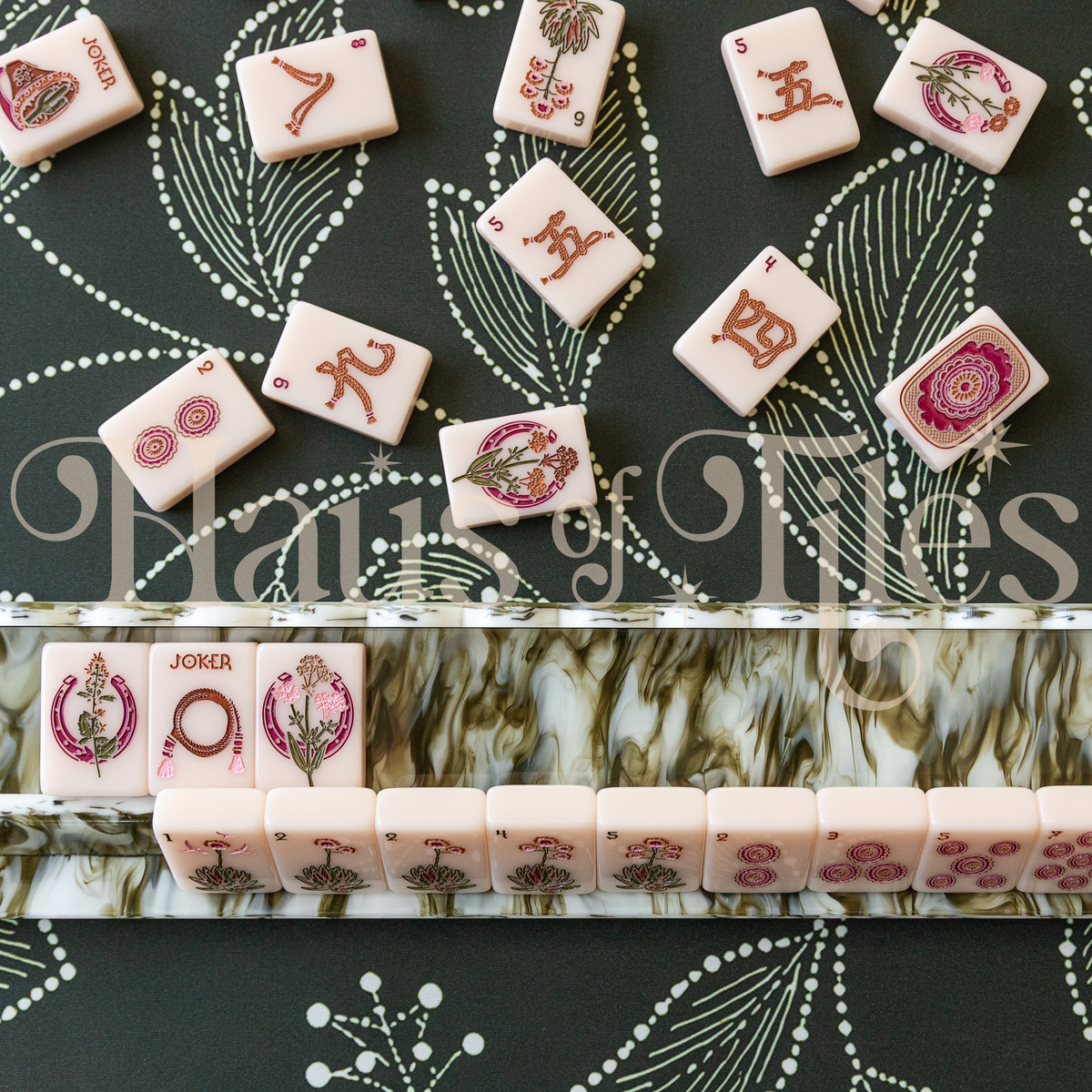 Garden Night Mahjong Mat | No Grommet