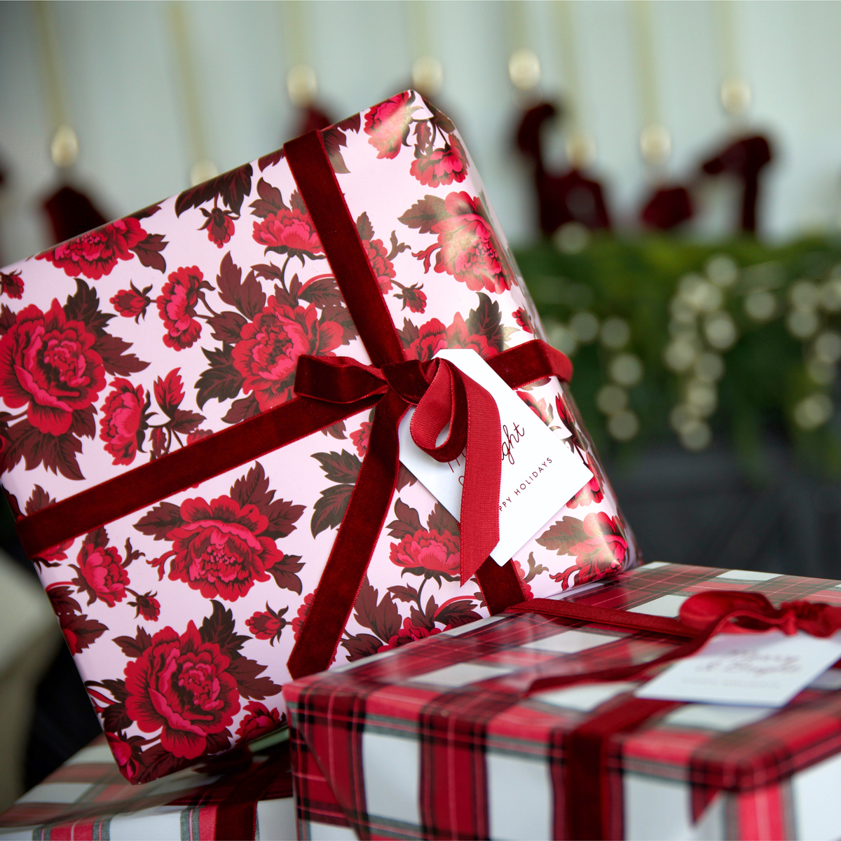 Garnet Garden Wrapping Paper | COMING SOON