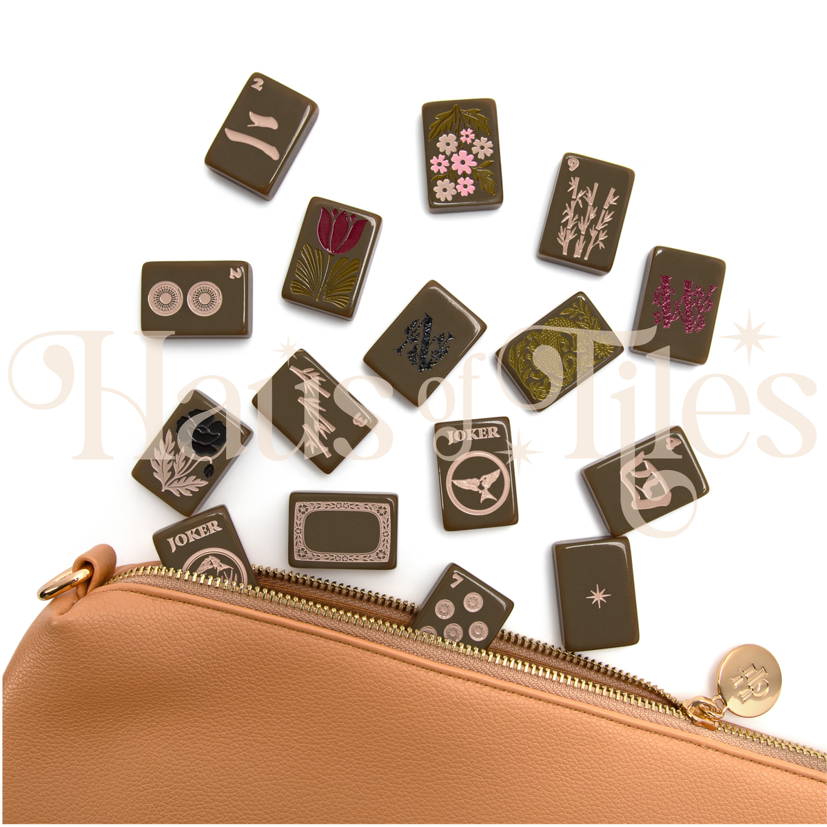 Haus No. 88 Heritage Green Mahjong Tile Set