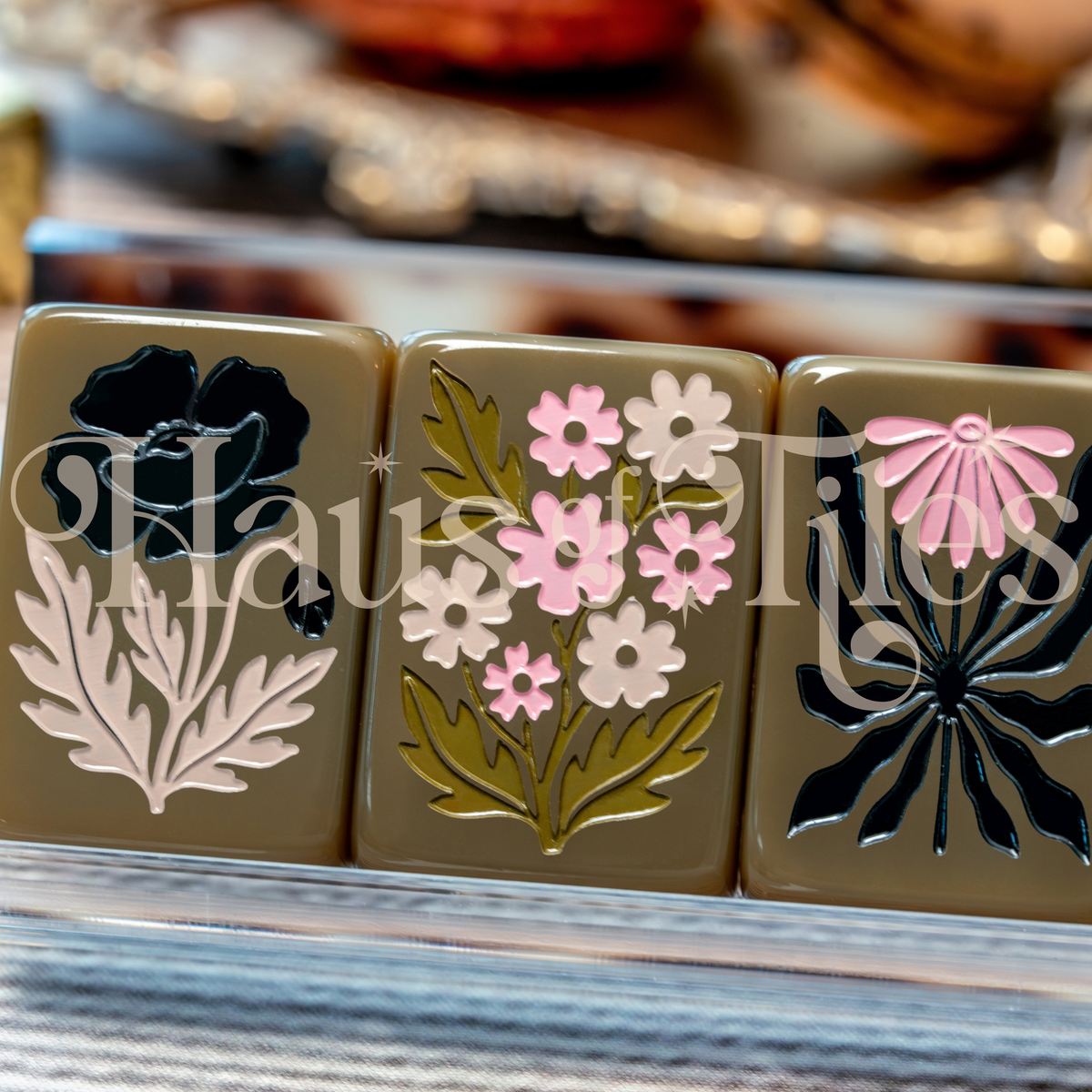 Haus No. 88 Heritage Green Mahjong Tile Set