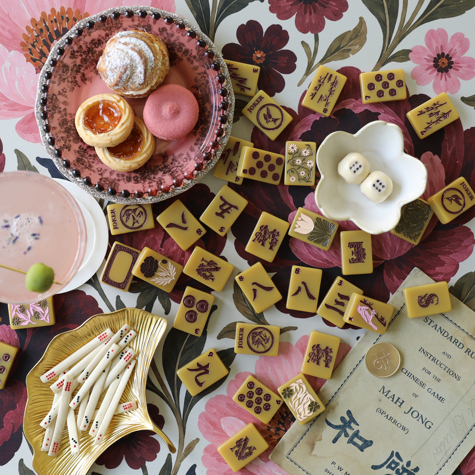 Haus No. 88 Olive Grove Mahjong Tile Set | PRE-ORDER