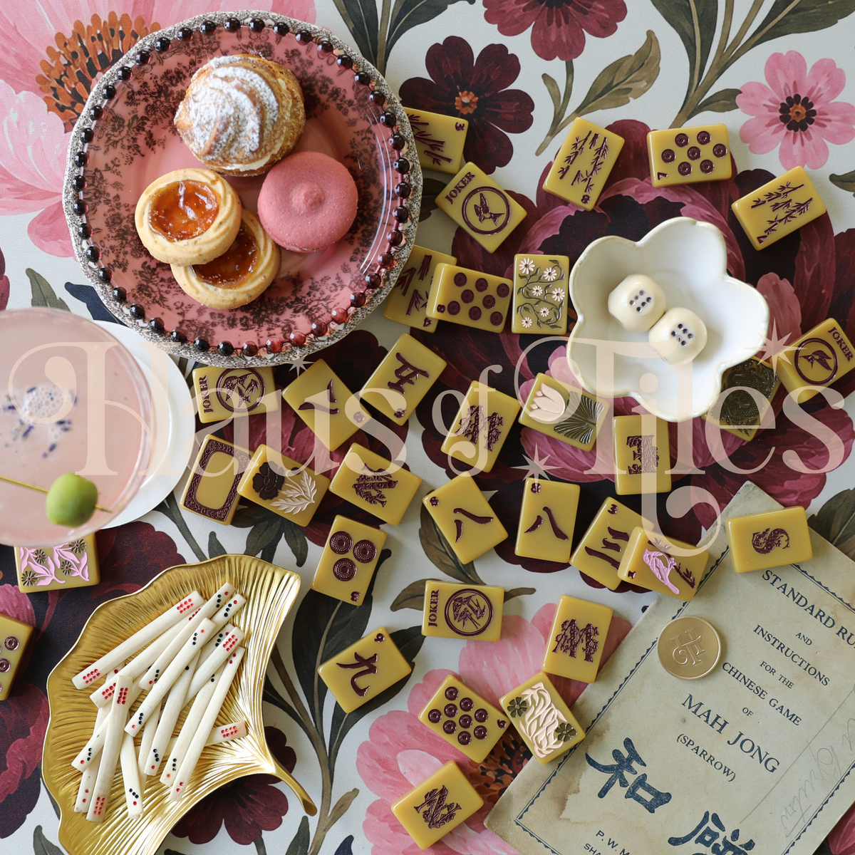 Haus No. 88 Olive Grove Mahjong Tile Set | PRE-ORDER
