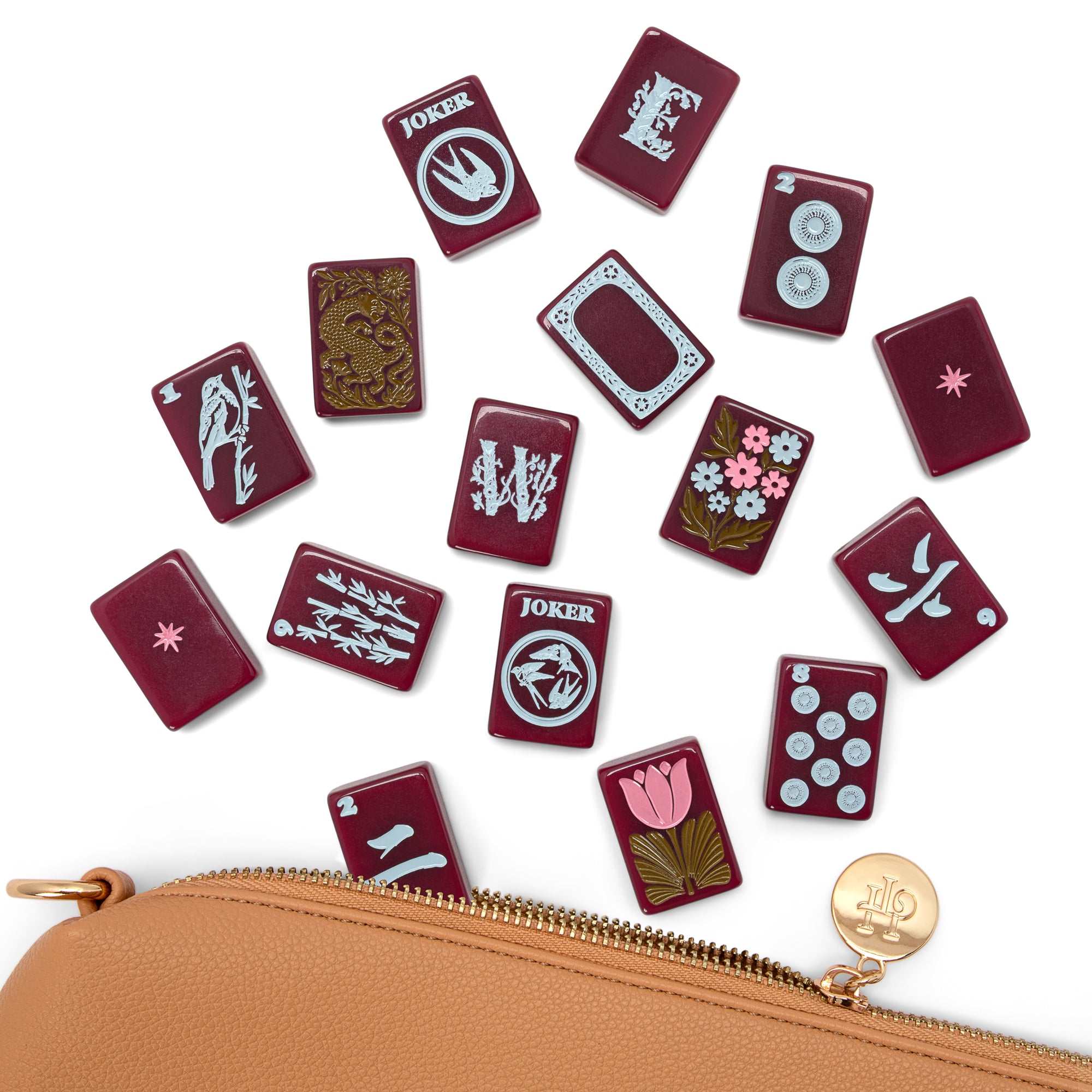 Haus No. 88 Oxblood Mahjong Tile Set | PRE-ORDER