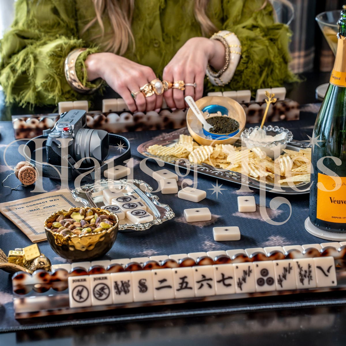 Haus No. 88 Stone & Ink Mahjong Tile Set
