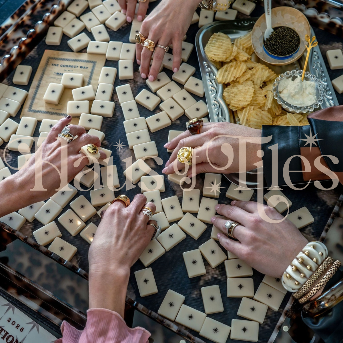 Haus No. 88 Stone & Ink Mahjong Tile Set