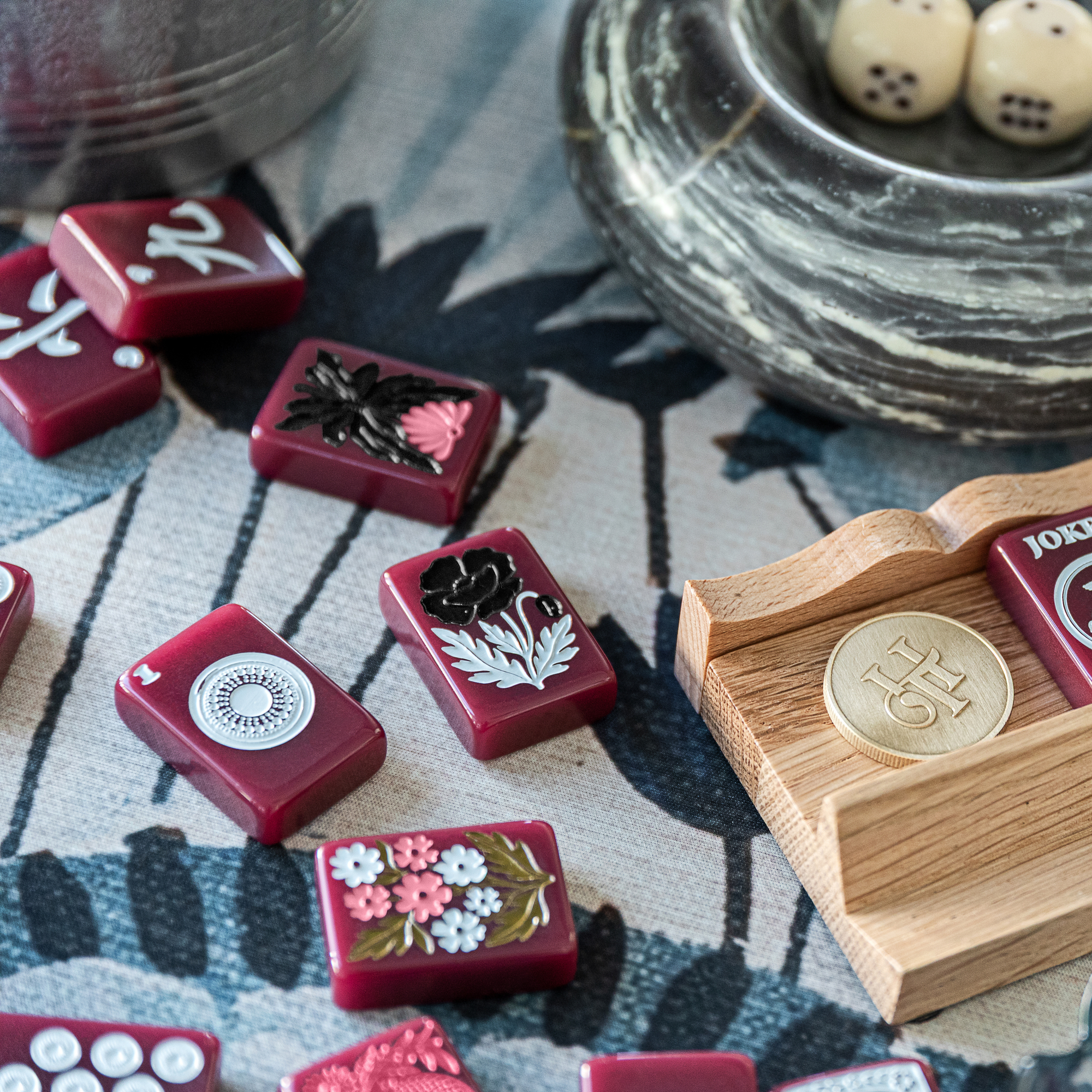 Haus No. 88 Oxblood Mahjong Tile Set | PRE-ORDER
