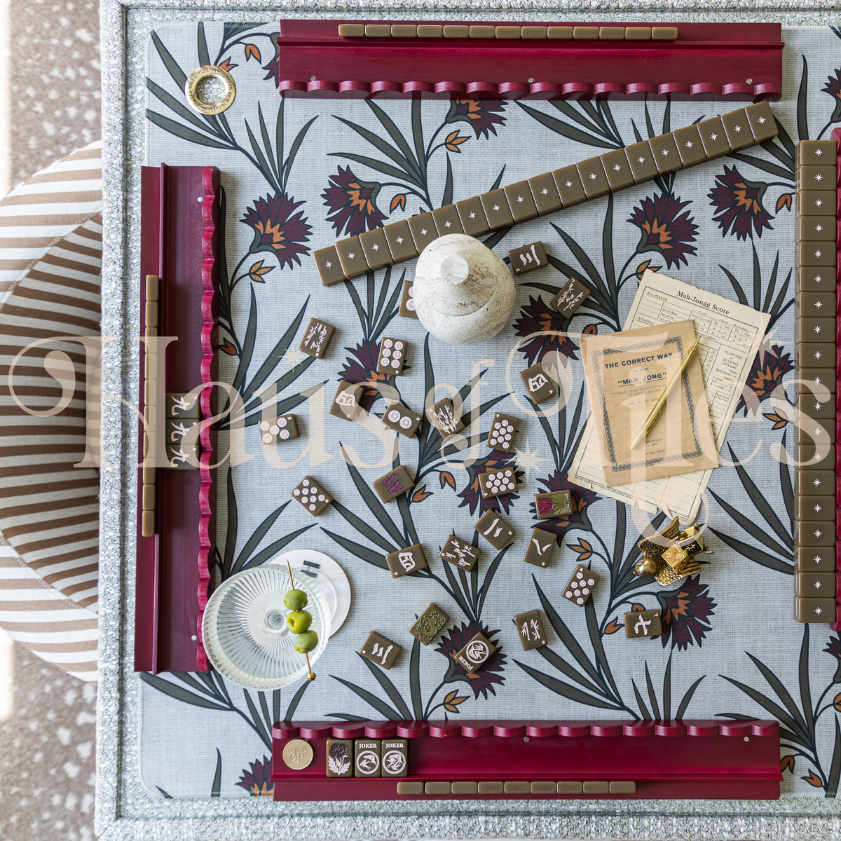 Isla Flora Mahjong Mat | No Grommet
