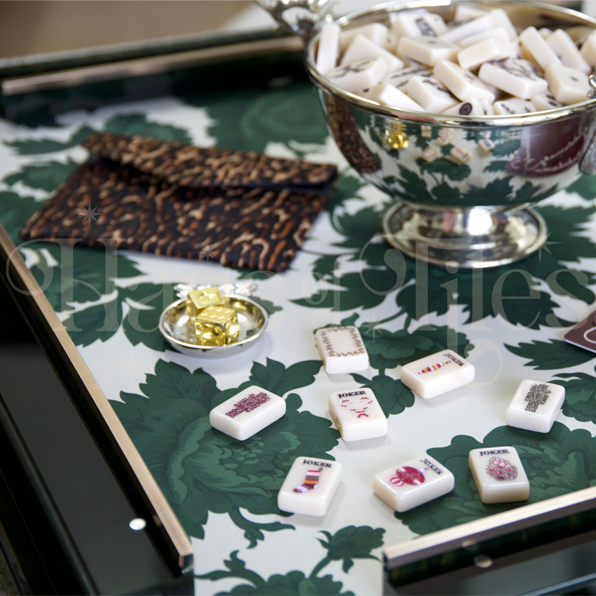 Evergreen Garden Mahjong Mat | No Grommet