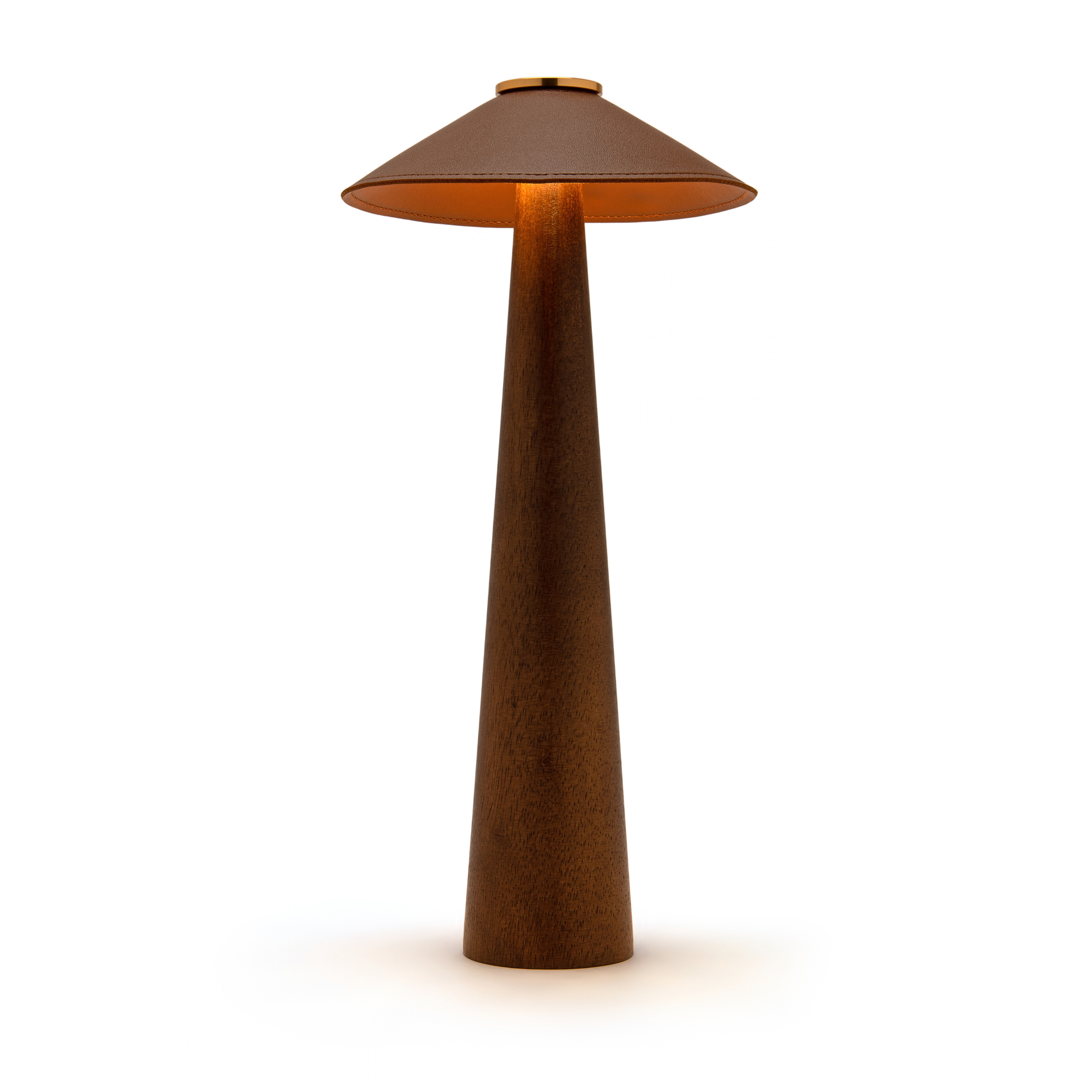 Travel Walnut Mahjong Lamp
