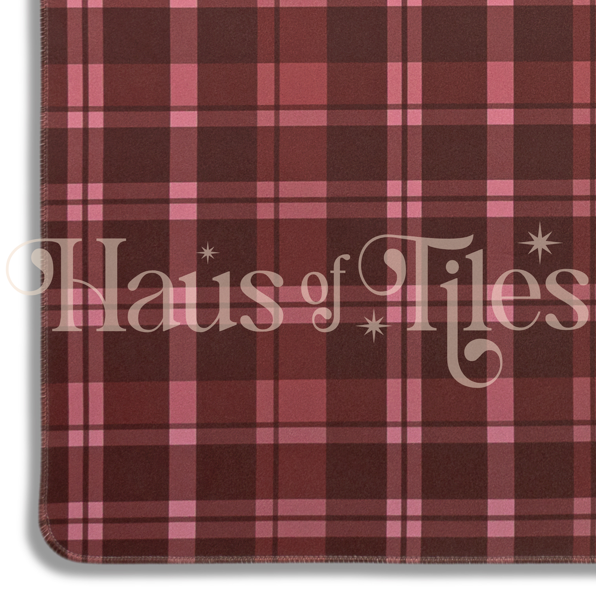 Mulberry Plaid Mahjong Mat | No Grommet COMING SOON