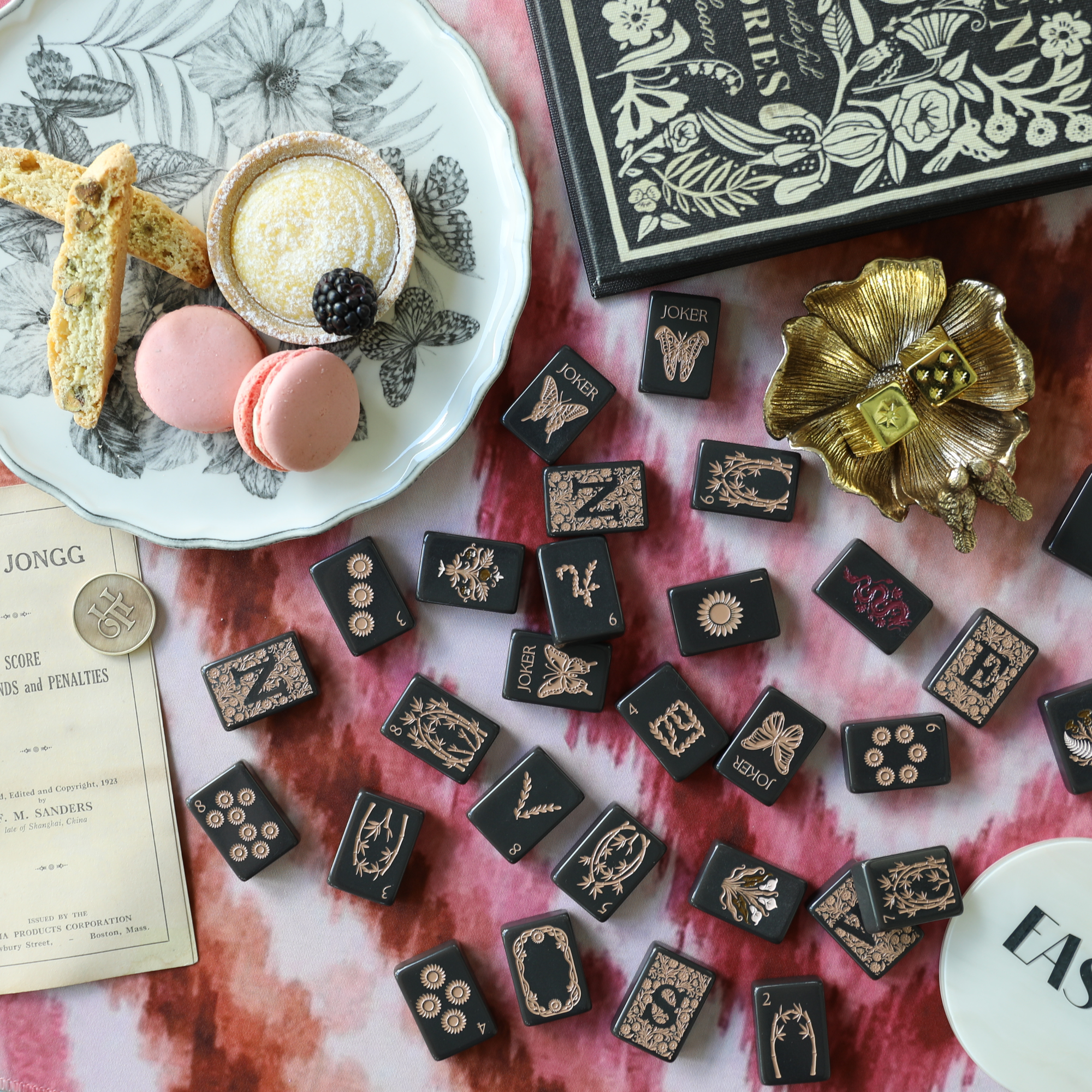 Petal & Loom Ink Mahjong Tile Set | PRE-ORDER