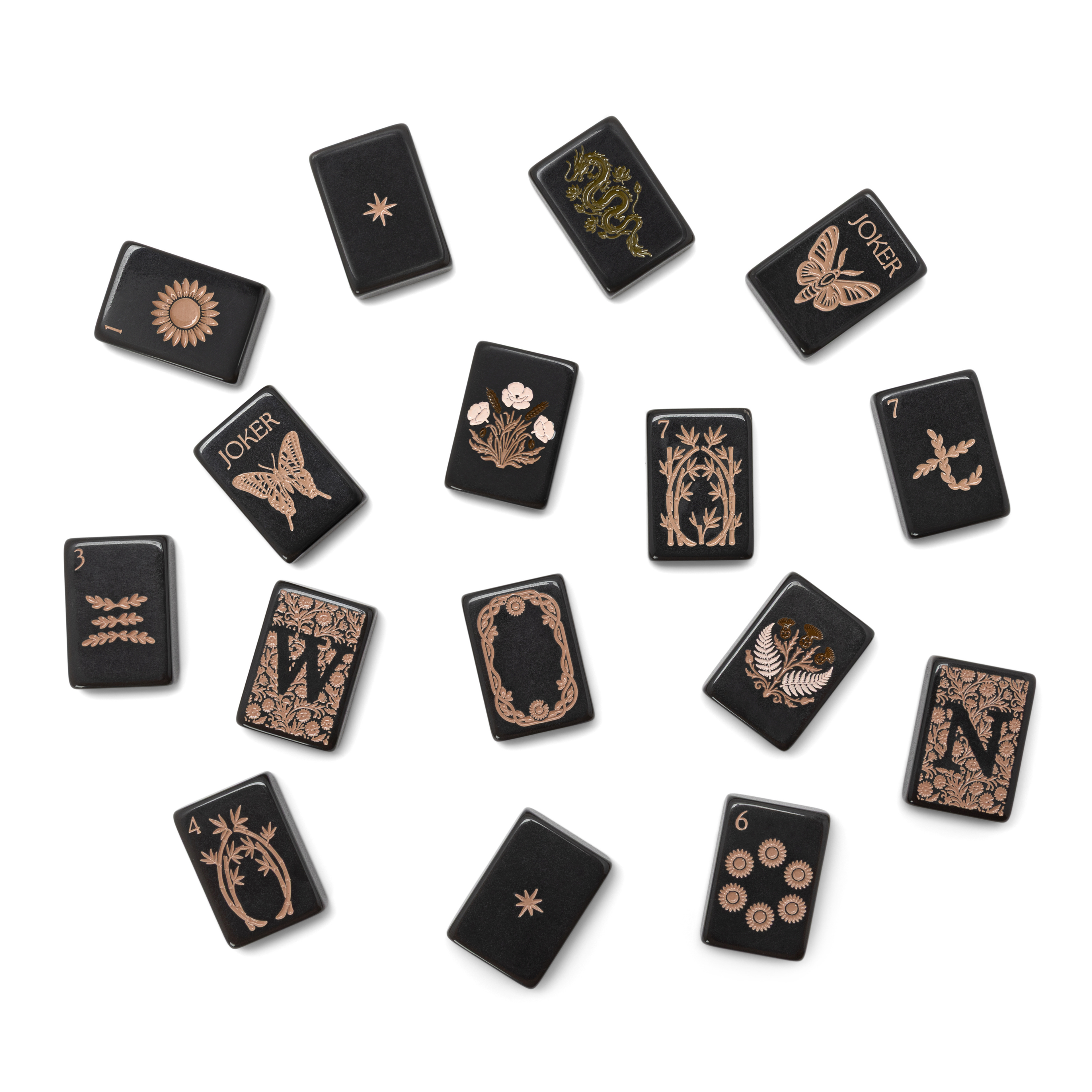 Petal & Loom Ink Mahjong Tile Set | PRE-ORDER