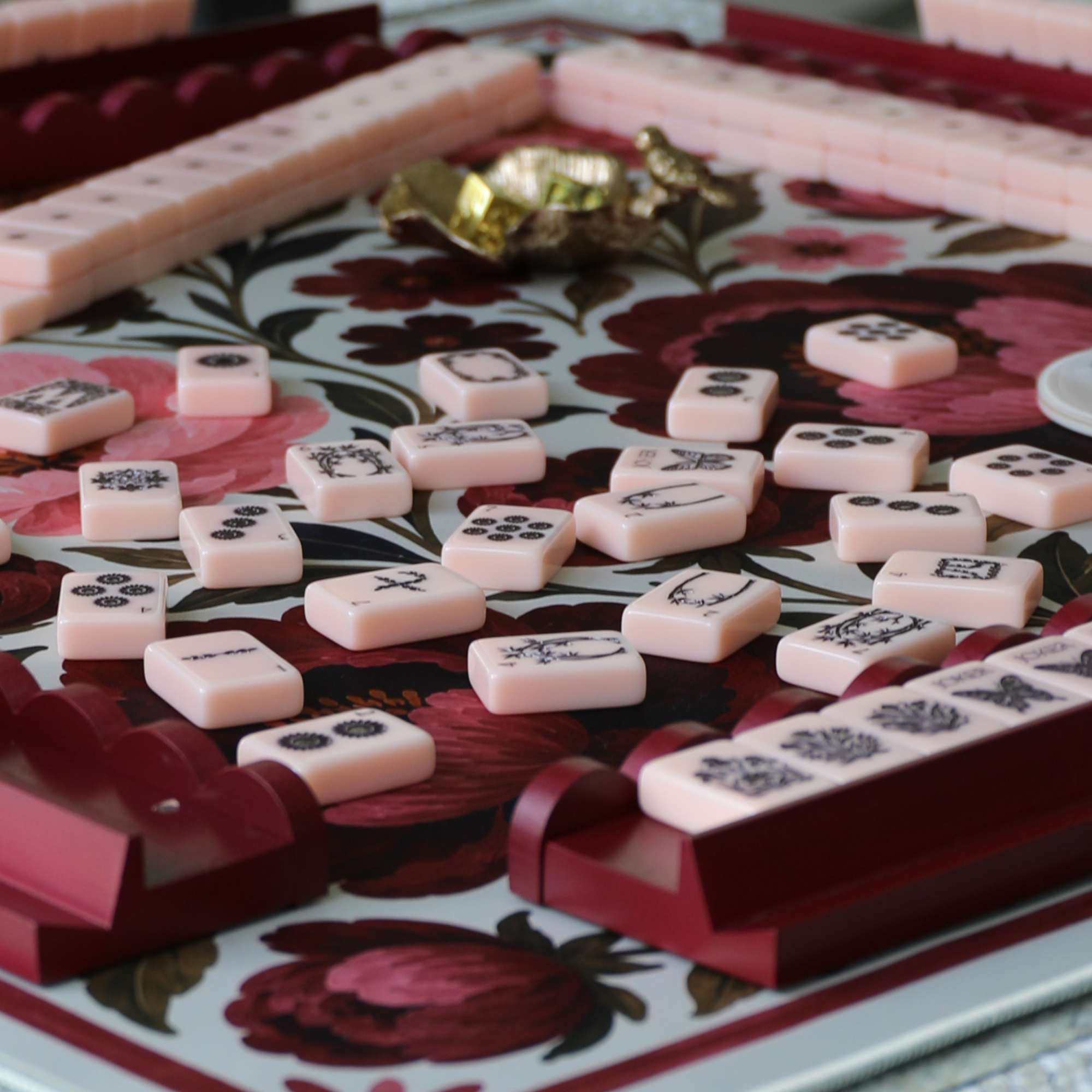 Petal & Loom Peony Mahjong Tile Set | PRE-ORDER